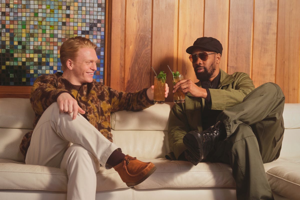 RZA with Ballantine's new bottle design