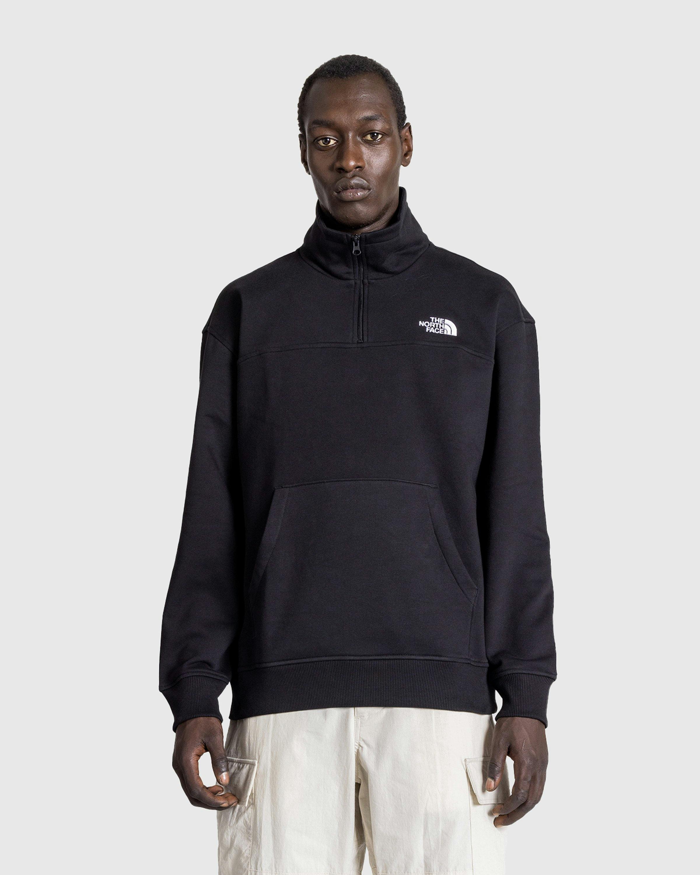 The North Face - M ESSENTIAL QZ CREW TNF BLACK - Clothing - Black - Image 2