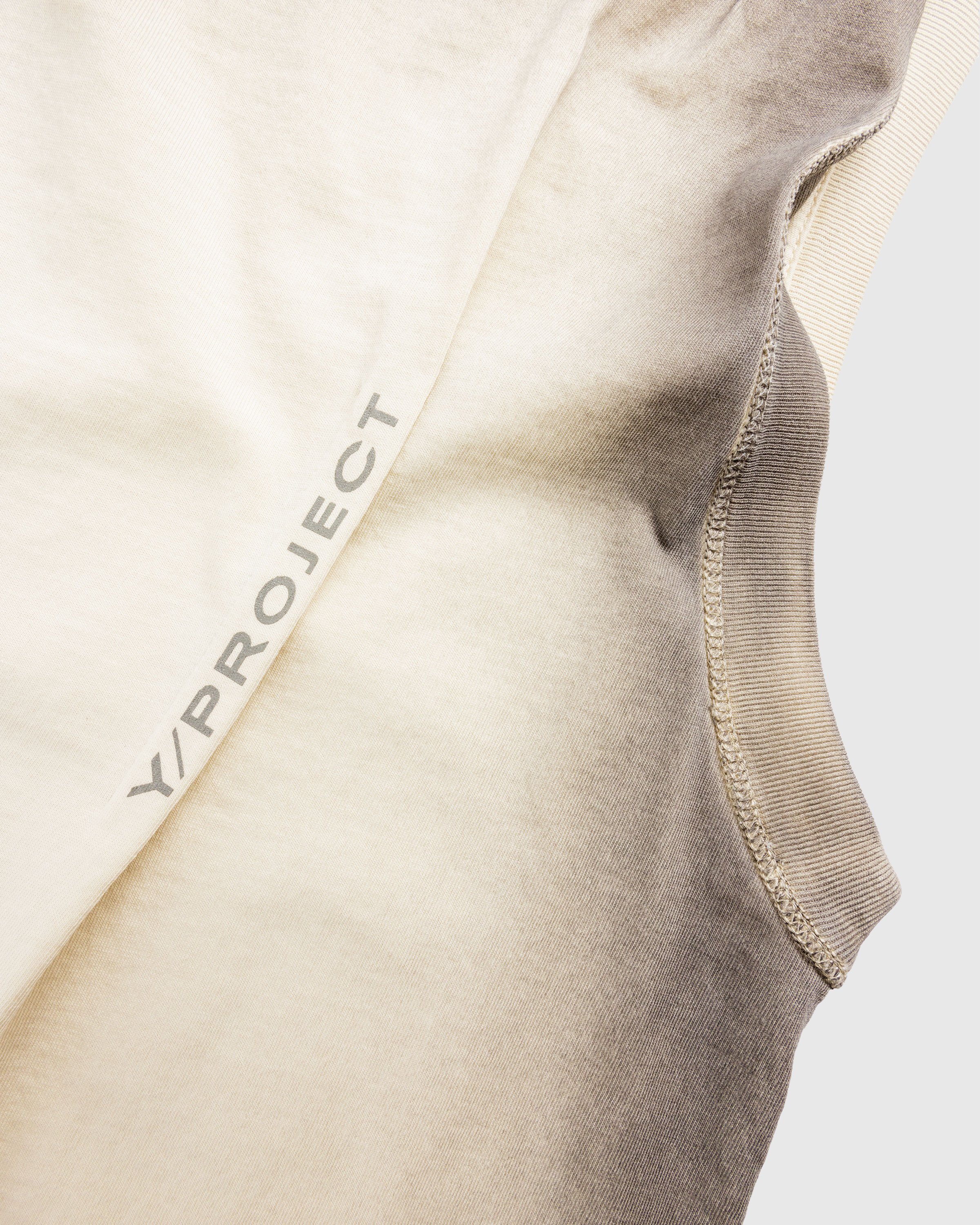 Y/Project - Twisted Shoulder Tank Top Beige Spray - Clothing - Beige - Image 7