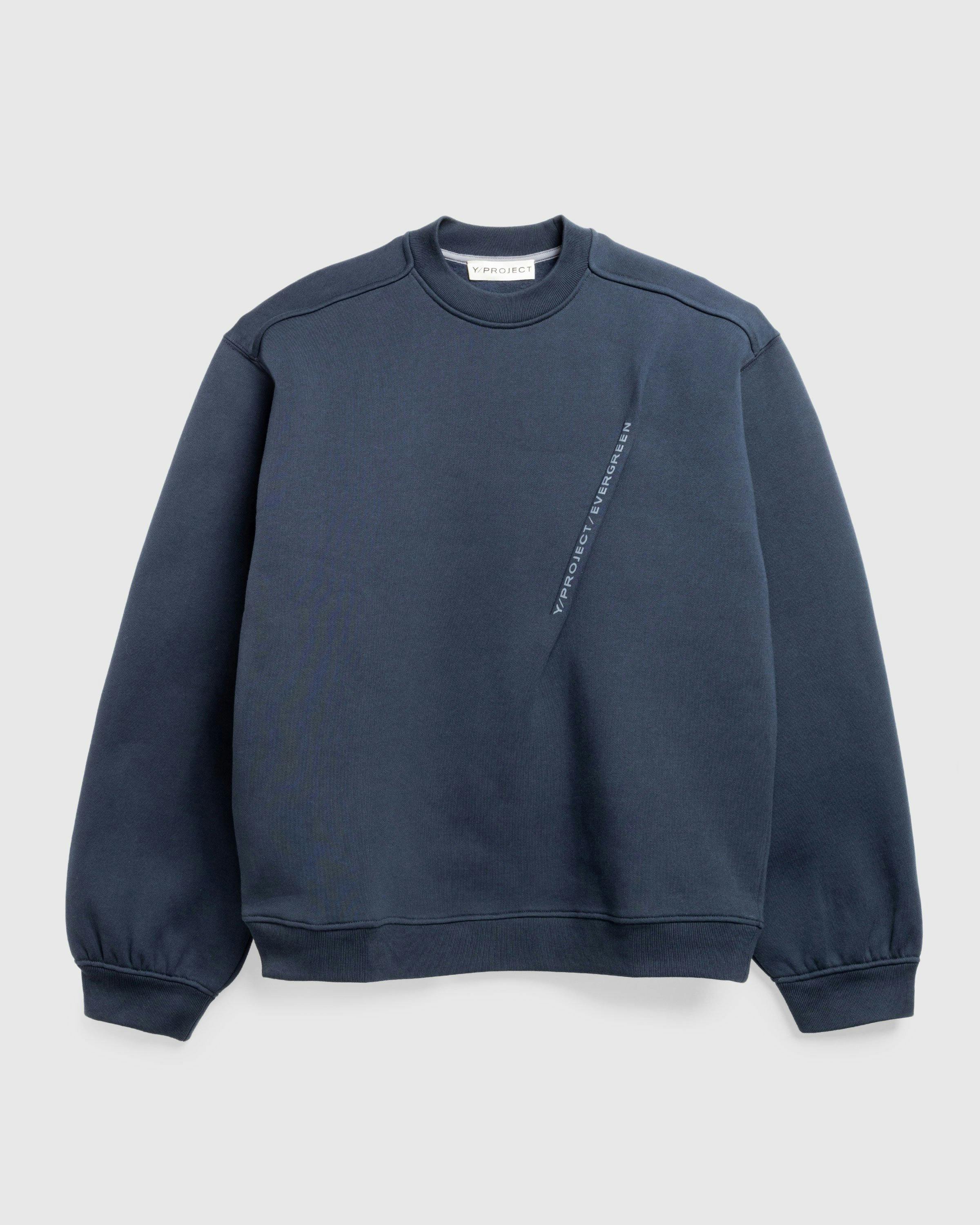 Y/Project – Evergreen Pinched Logo Sweatshirt Evergreen