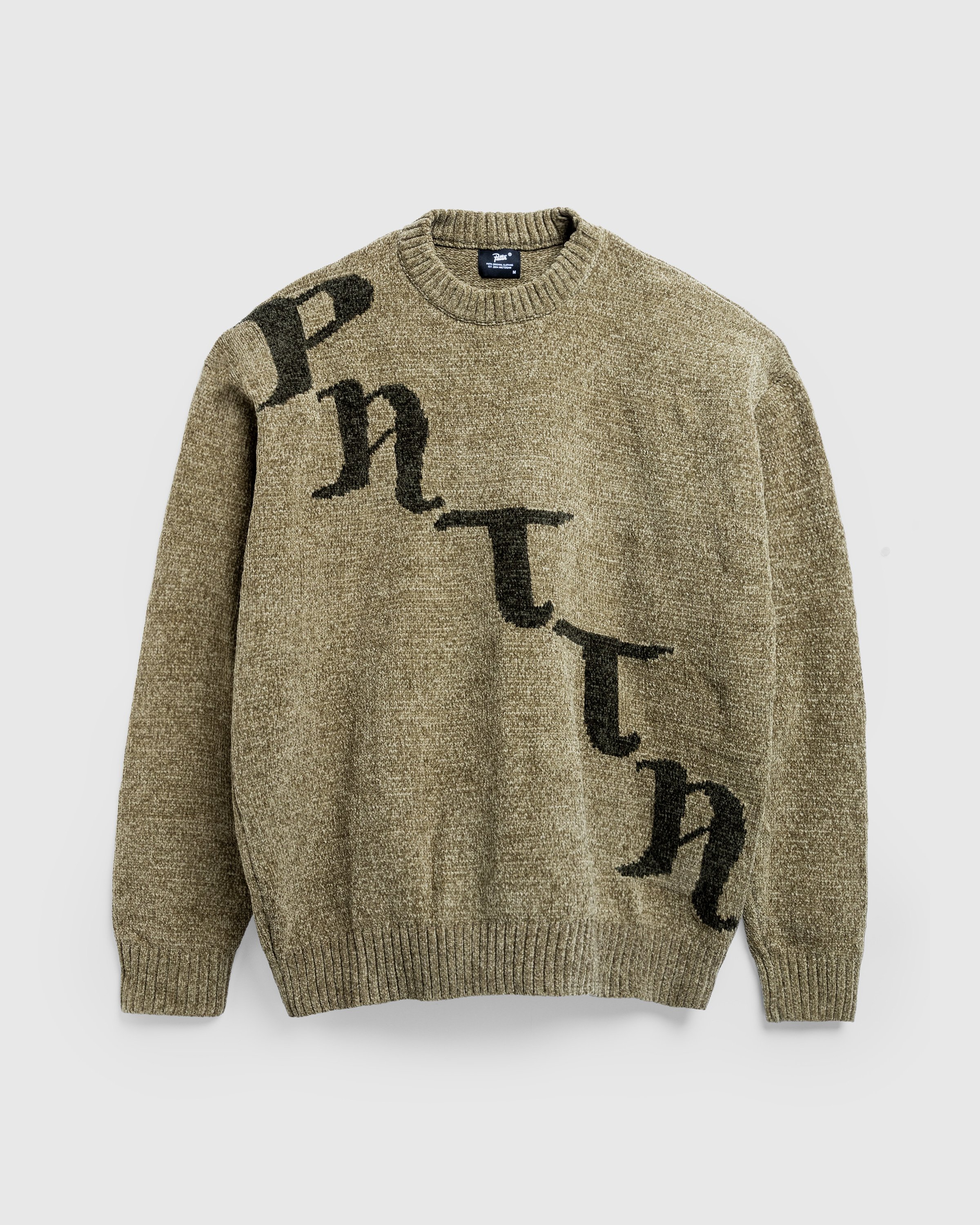 Patta - Chenille Knitted Sweater Sage - Clothing - Green - Image 1
