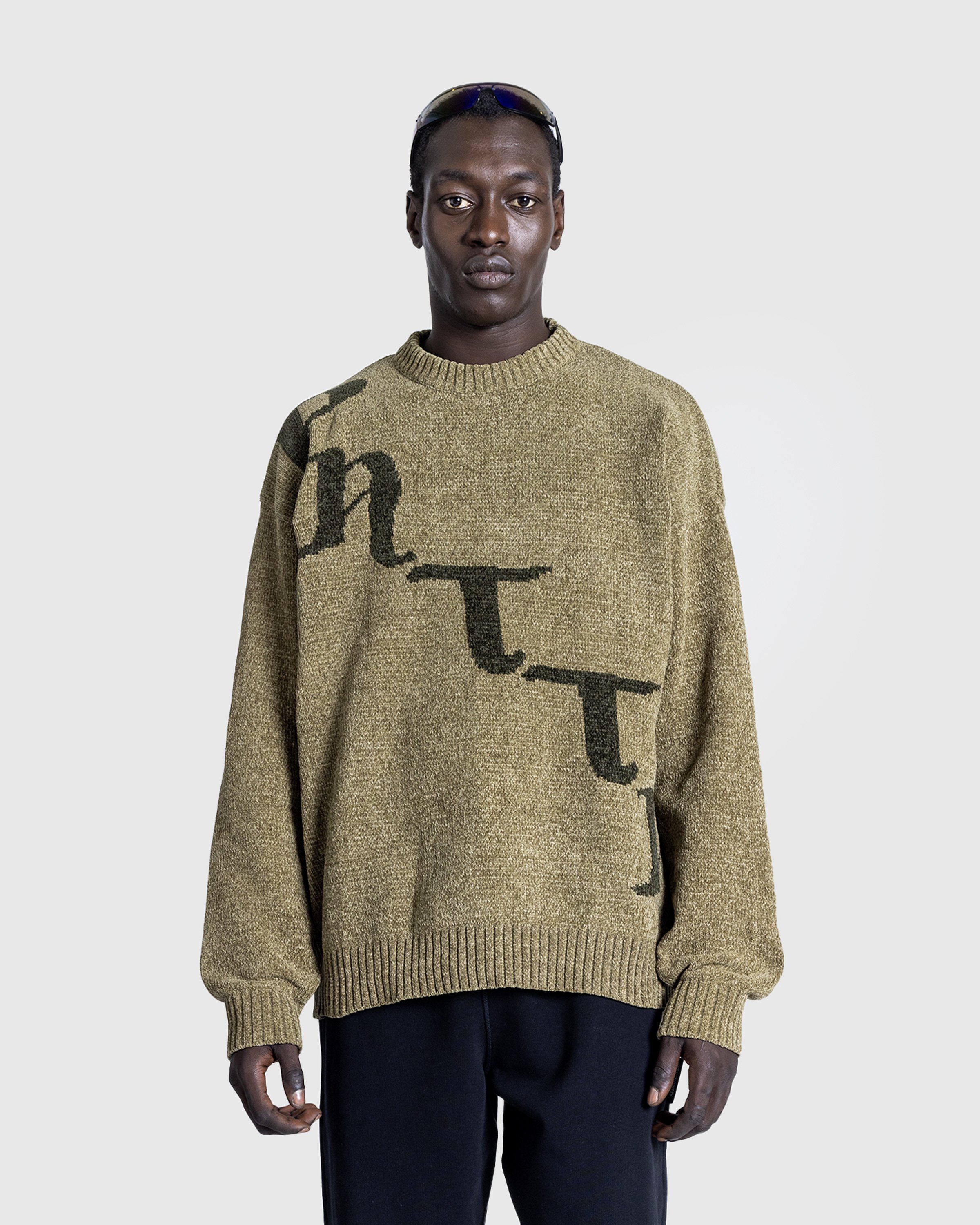 Patta - Chenille Knitted Sweater Sage - Clothing - Green - Image 2