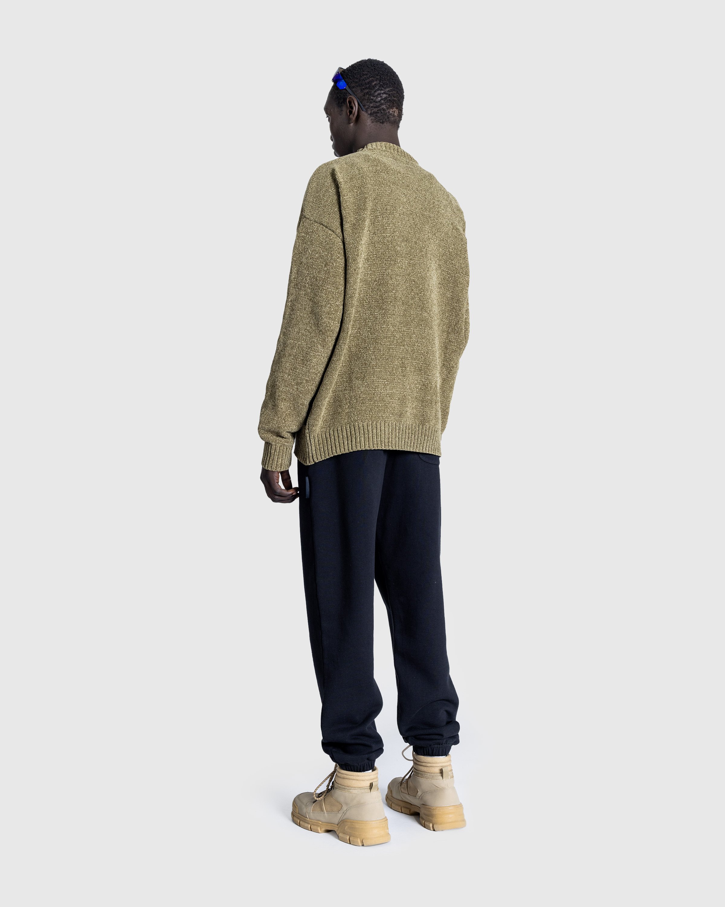 Patta - Chenille Knitted Sweater Sage - Clothing - Green - Image 4