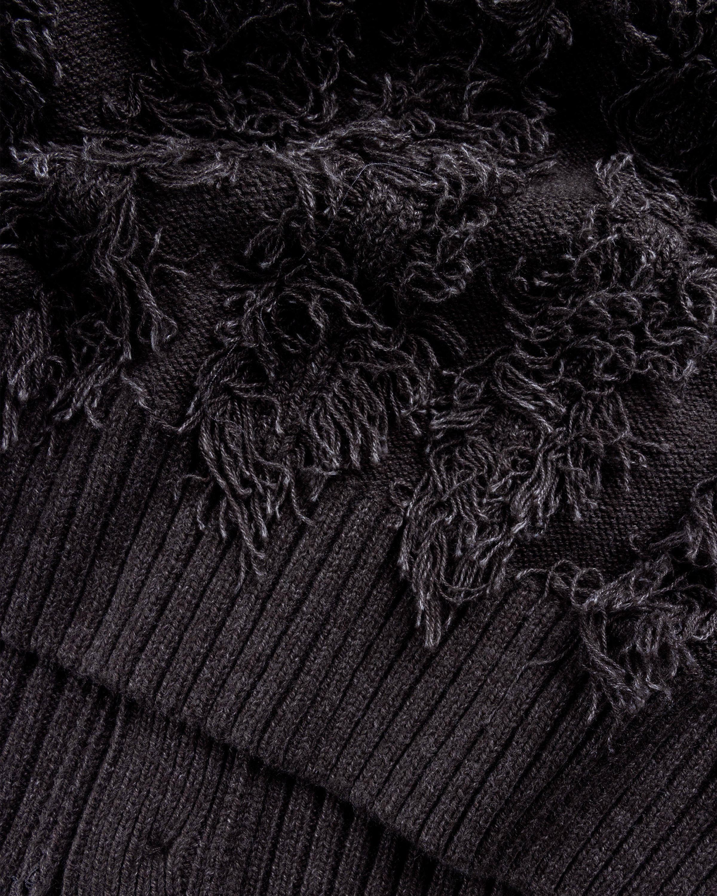 Patta - Fringed Knitted Cardigan Moonless Night - Clothing - Grey - Image 7