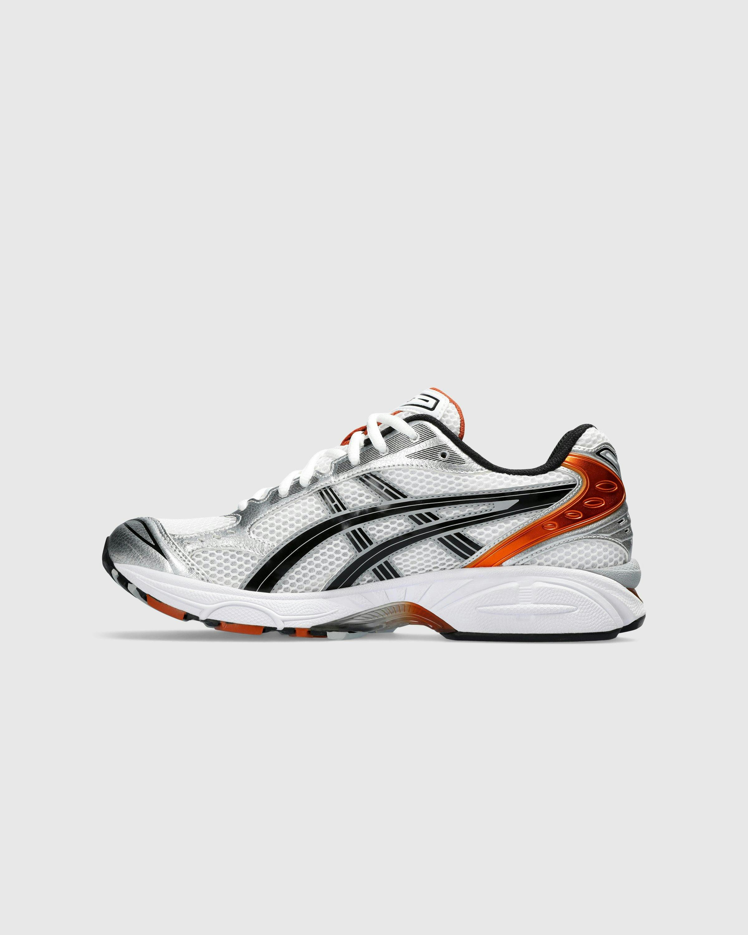 asics - GEL-KAYANO 14 WHITE/PIQUANT ORANGE - Footwear - White - Image 2