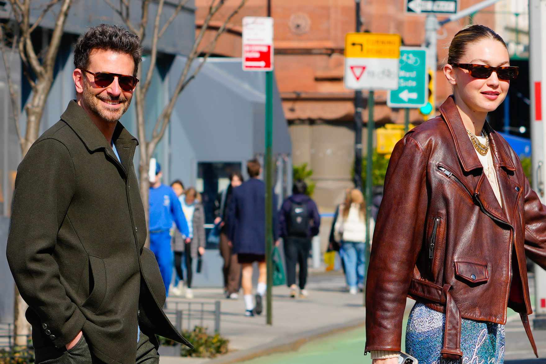 Bradley Cooper & Gigi Hadid seen out in New York wearing streetwear outfits