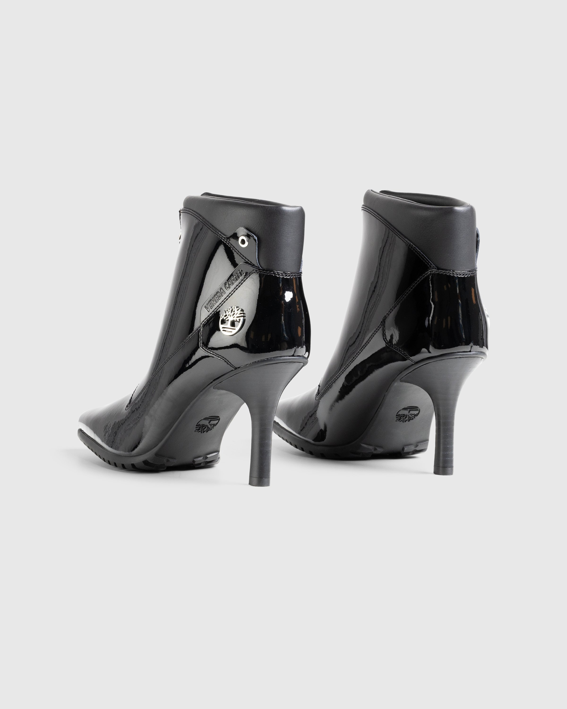 Veneda Carter x Timberland - MID ZIP UP BOOT BLACK PATENT LEATHER - Footwear - Black - Image 4