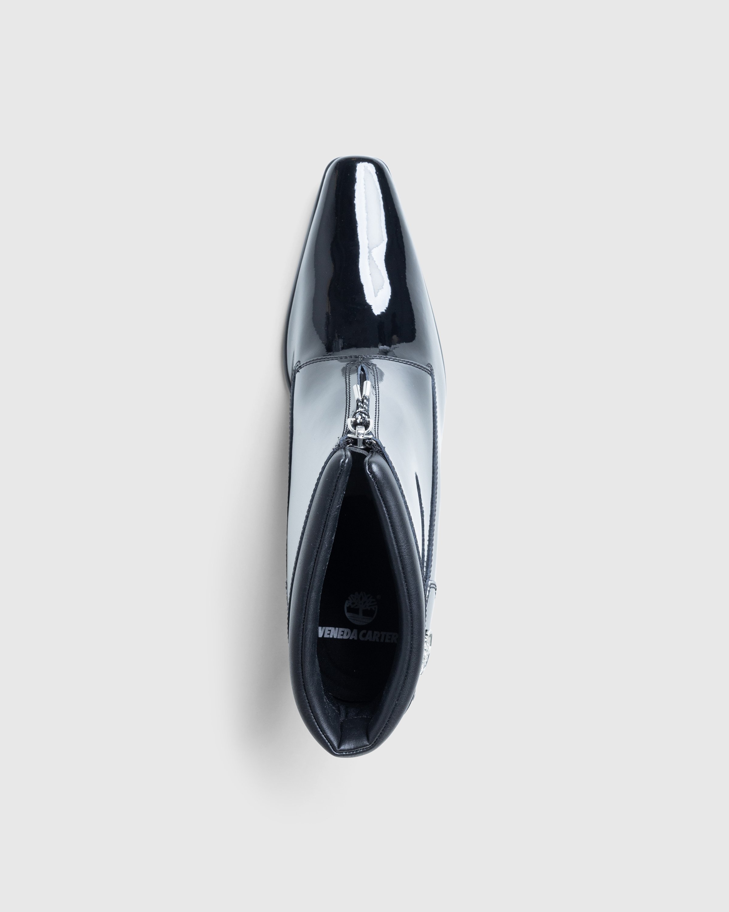 Veneda Carter x Timberland - MID ZIP UP BOOT BLACK PATENT LEATHER - Footwear - Black - Image 5
