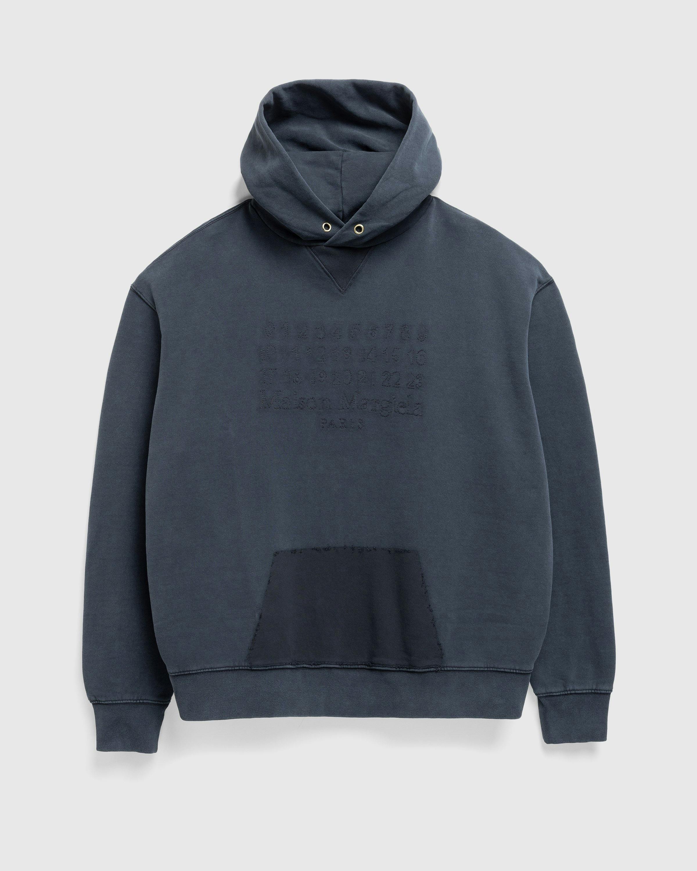 Maison Margiela Logo Hoodie Washed Black Highsnobiety Shop