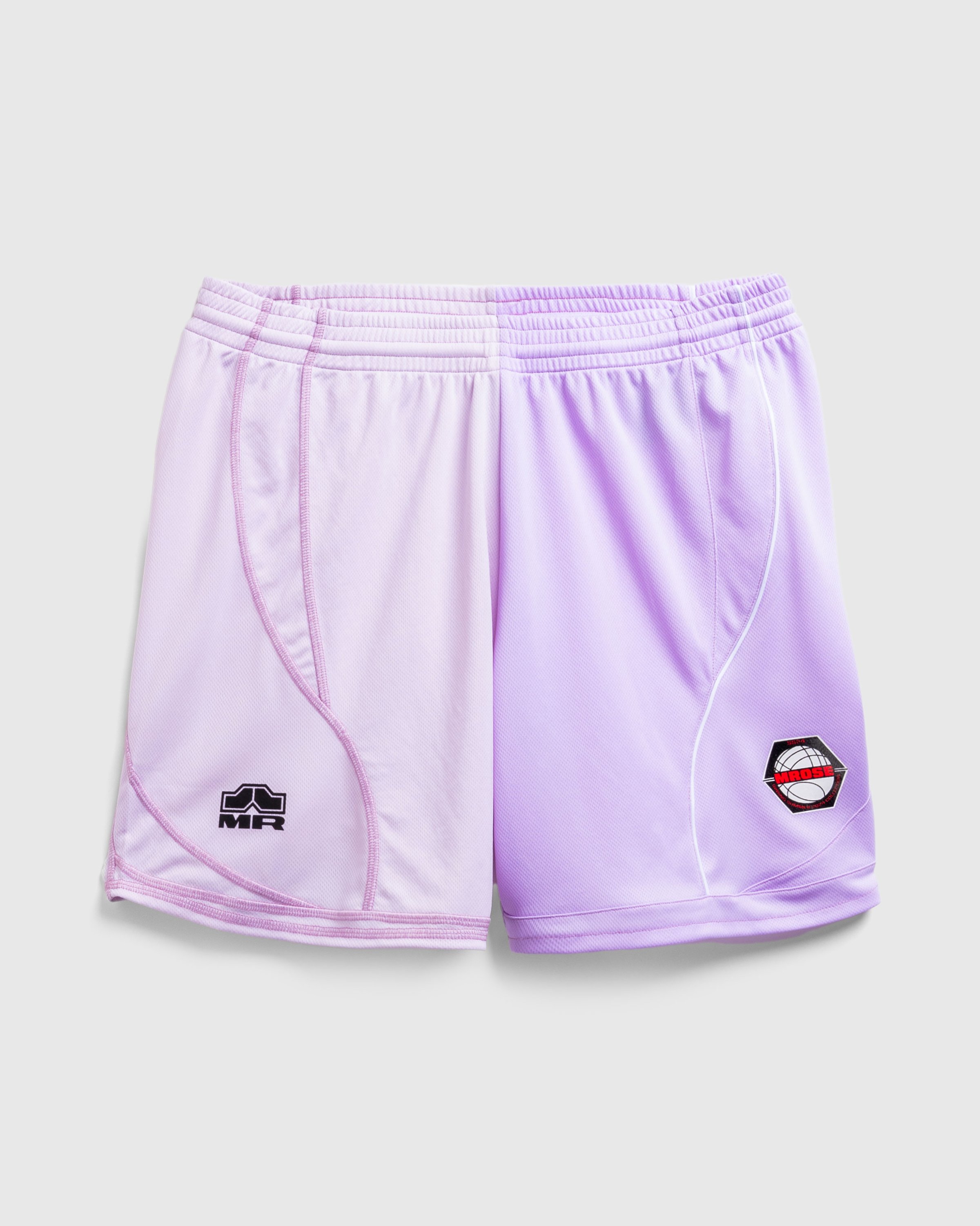 Martine Rose - Half & Half Football Short Lilac - Clothing - Purple - Image 1