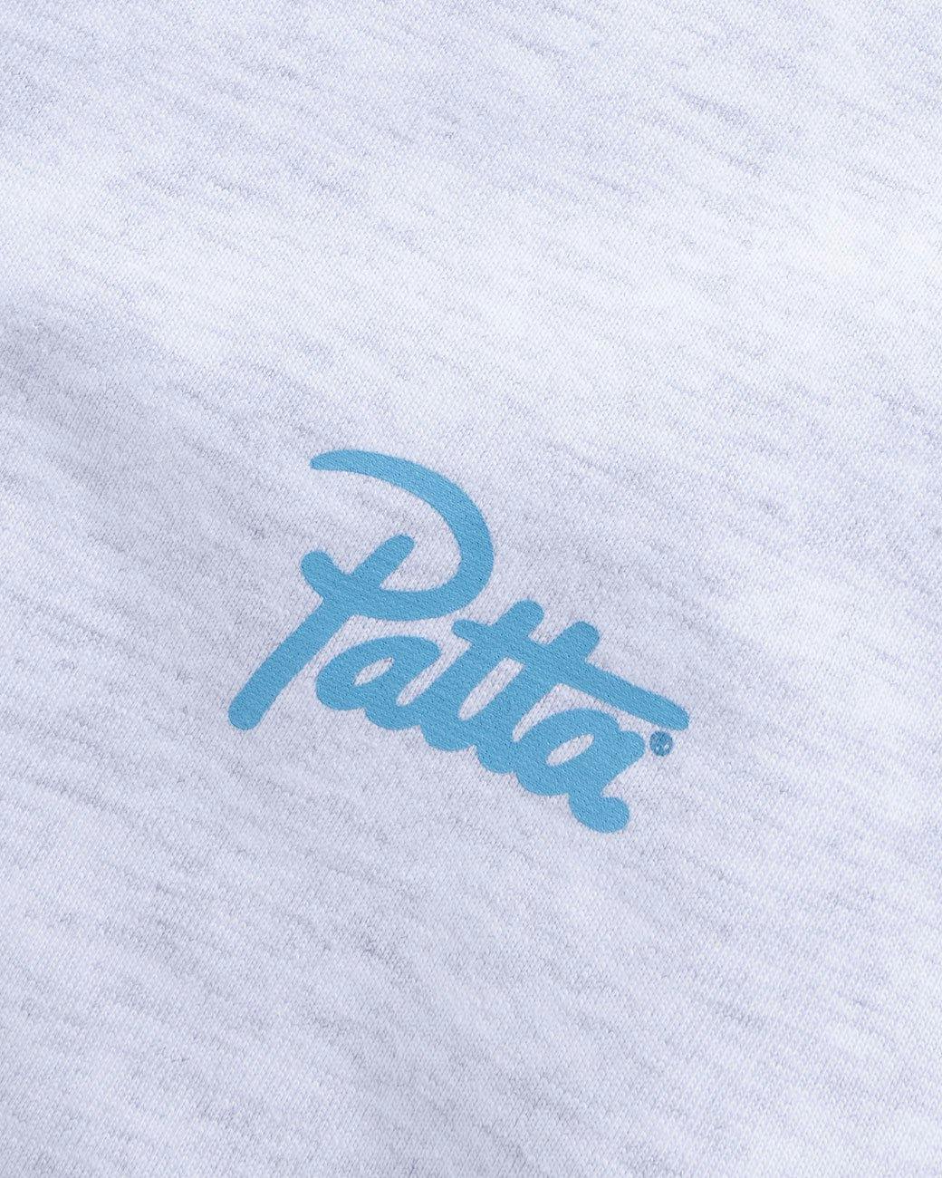 Patta - Perfect Hug T-Shirt Light Grey Melange - Clothing - Grey - Image 3