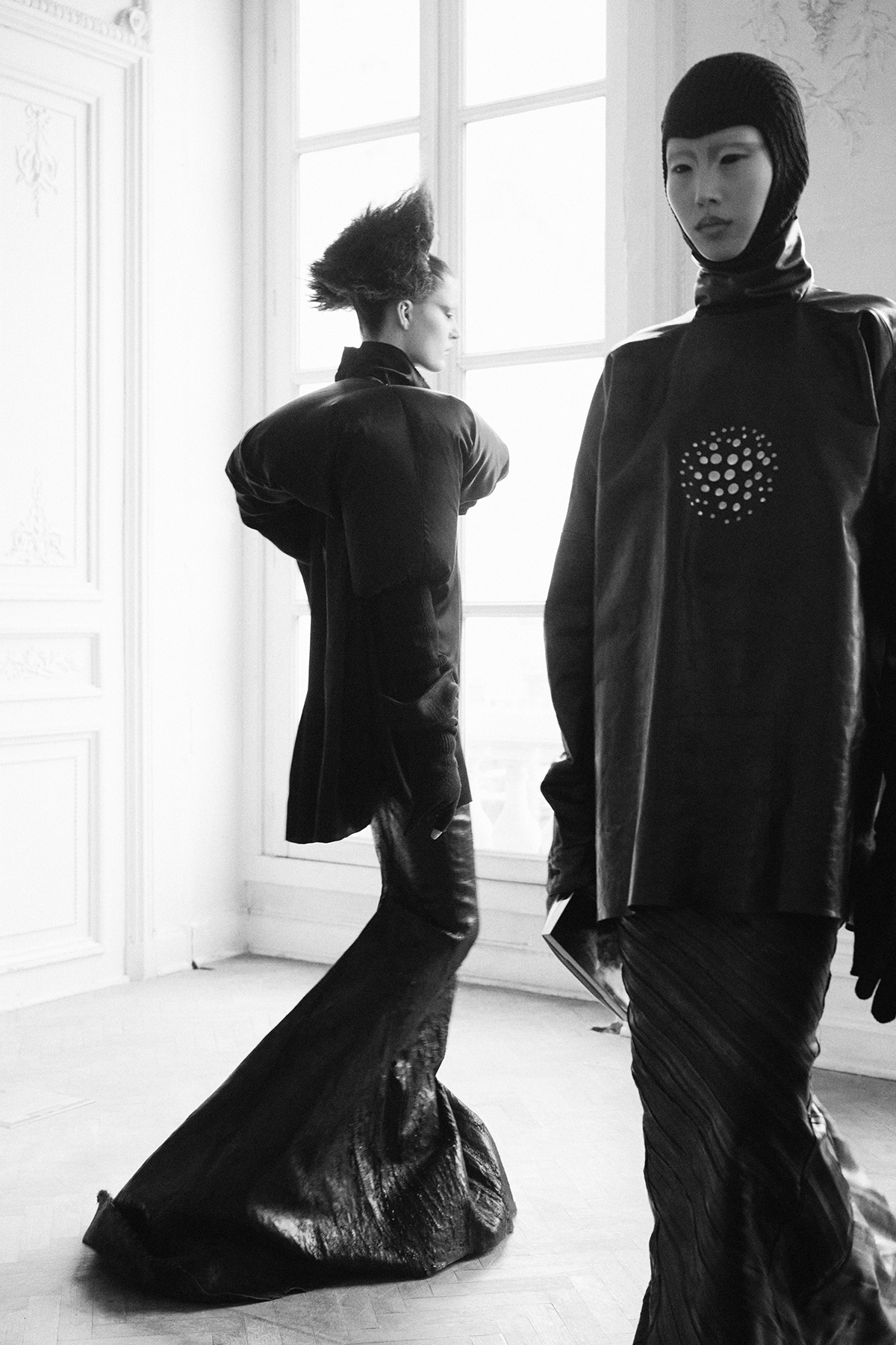 Rick Owens' Fall/Winter 2024 womenswear collection at Paris Fashion Week