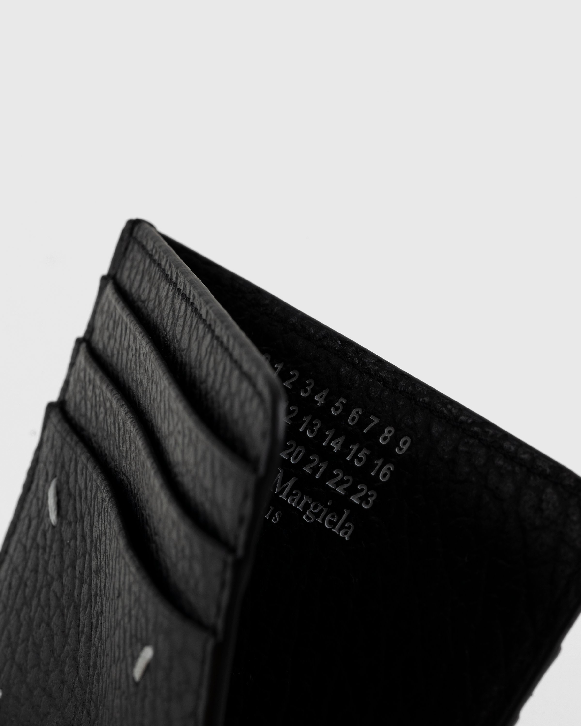 Maison Margiela - Leather Card Holder Black - Accessories - Black - Image 3