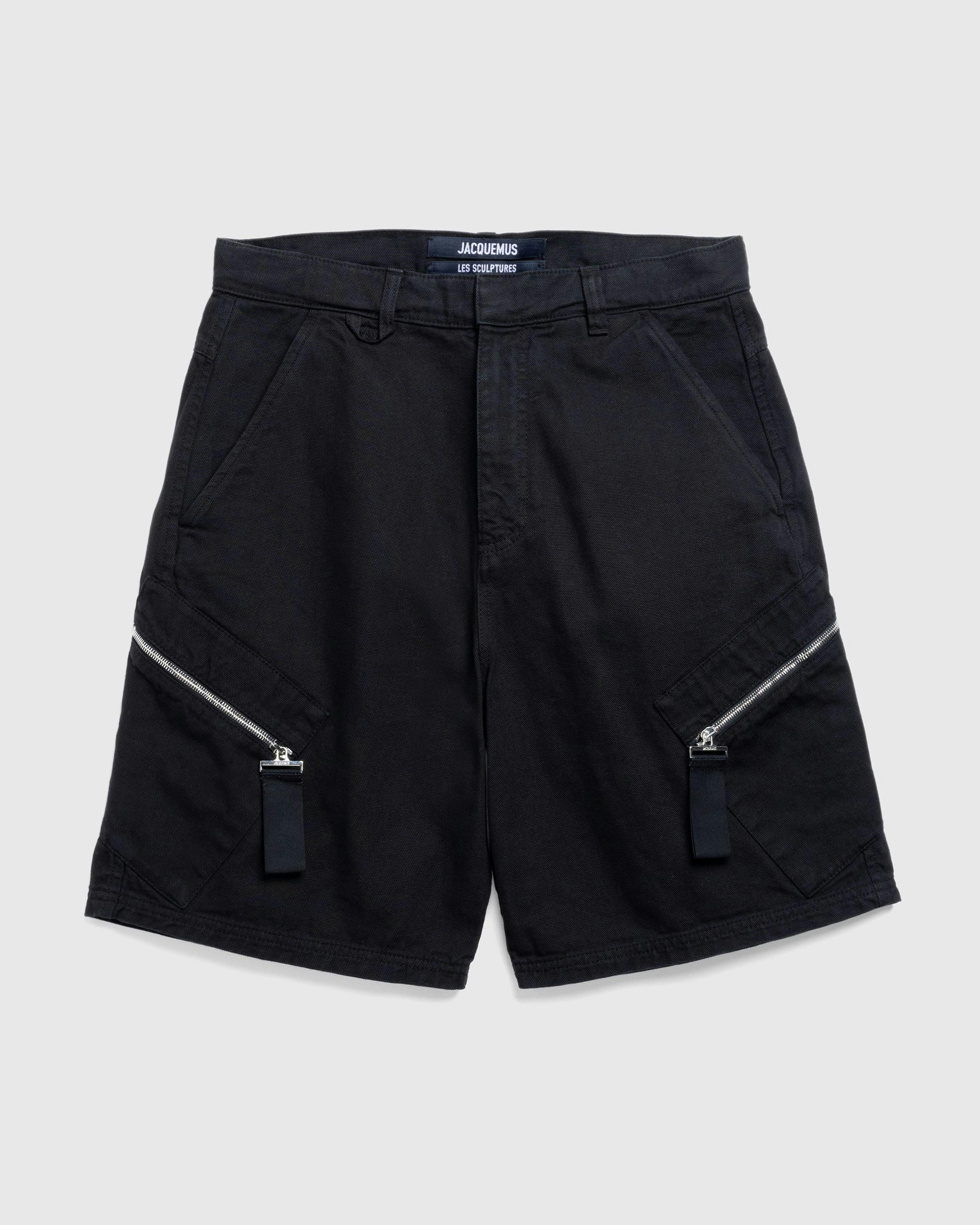 JACQUEMUS - LE SHORT MARRONE - Clothing - Black - Image 1