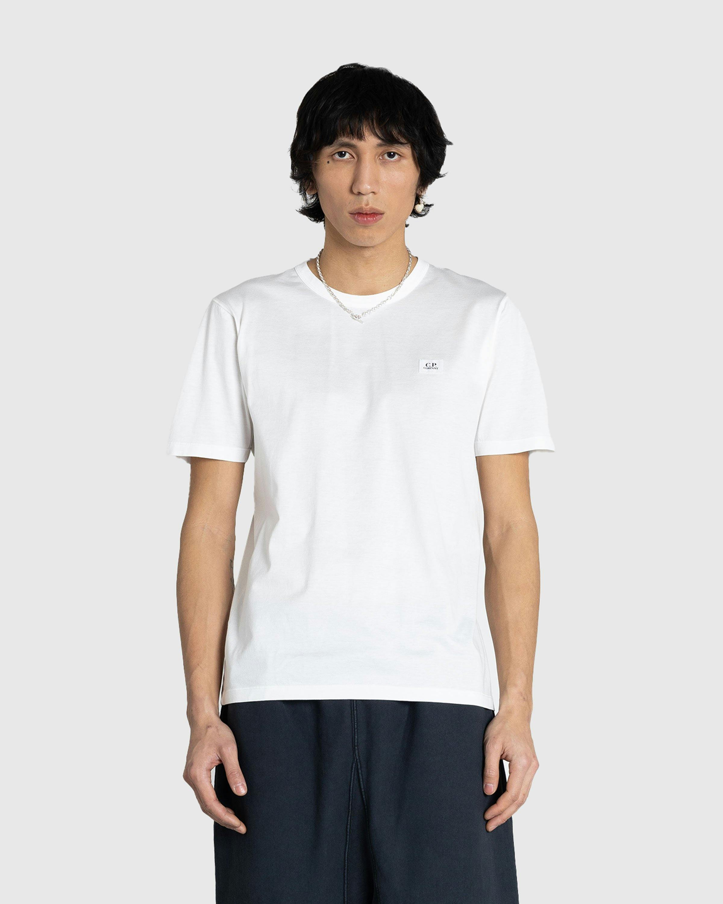 C.P. Company - T-SHIRTS - SHORT SLEEVE GAUZE WHITE - Clothing - White - Image 2