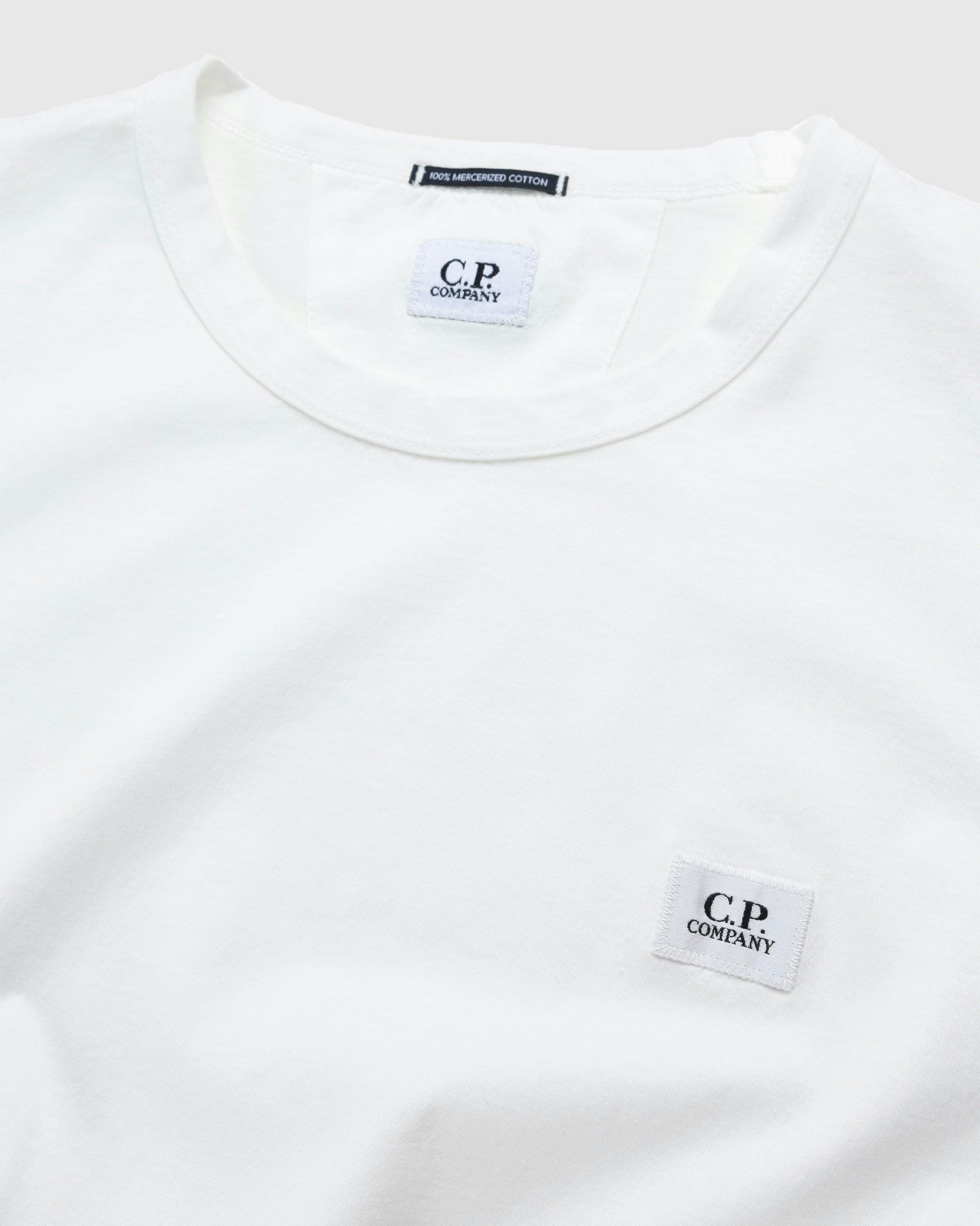 C.P. Company - T-SHIRTS - SHORT SLEEVE GAUZE WHITE - Clothing - White - Image 6