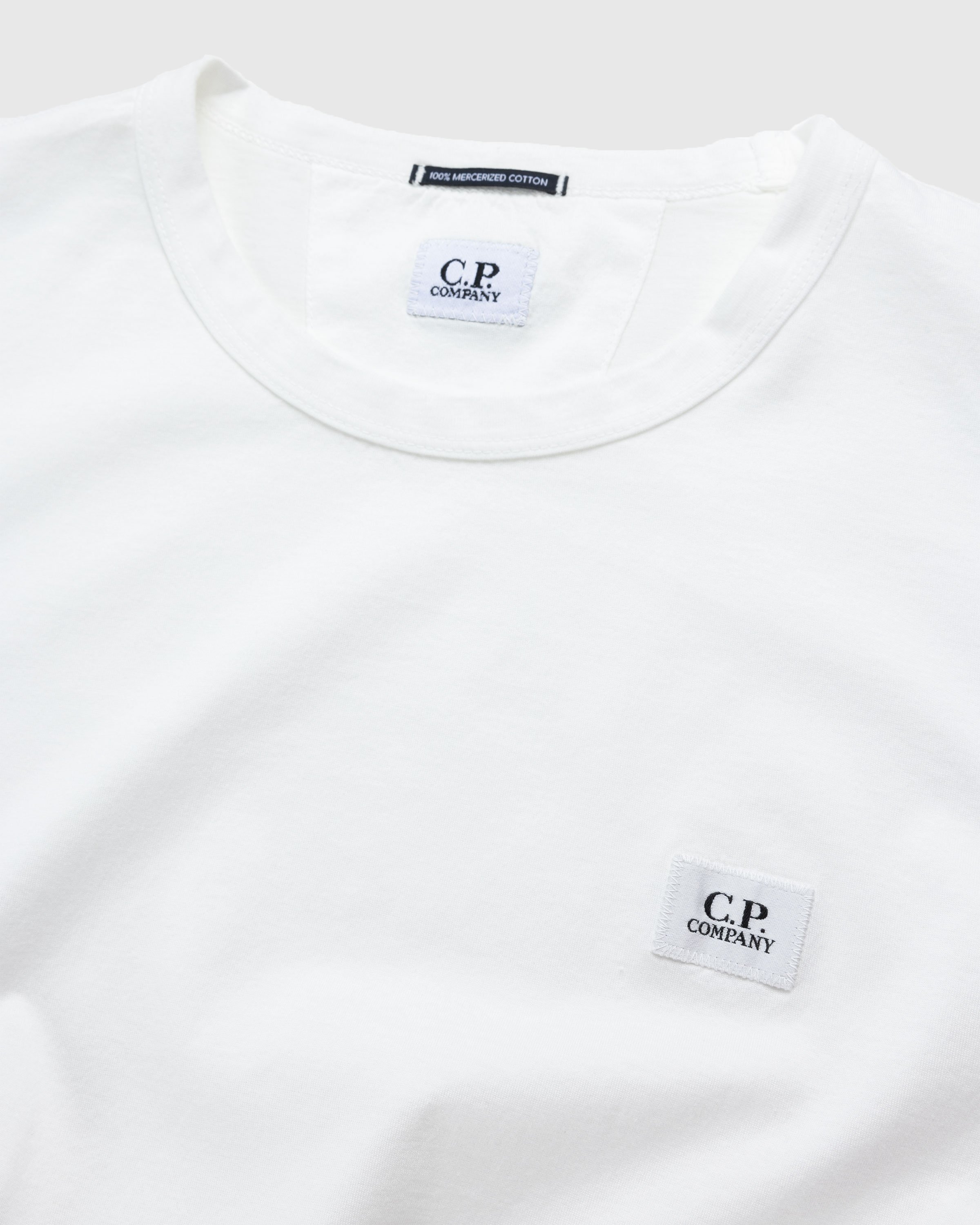 C.P. Company - T-SHIRTS - SHORT SLEEVE GAUZE WHITE - Clothing - White - Image 6