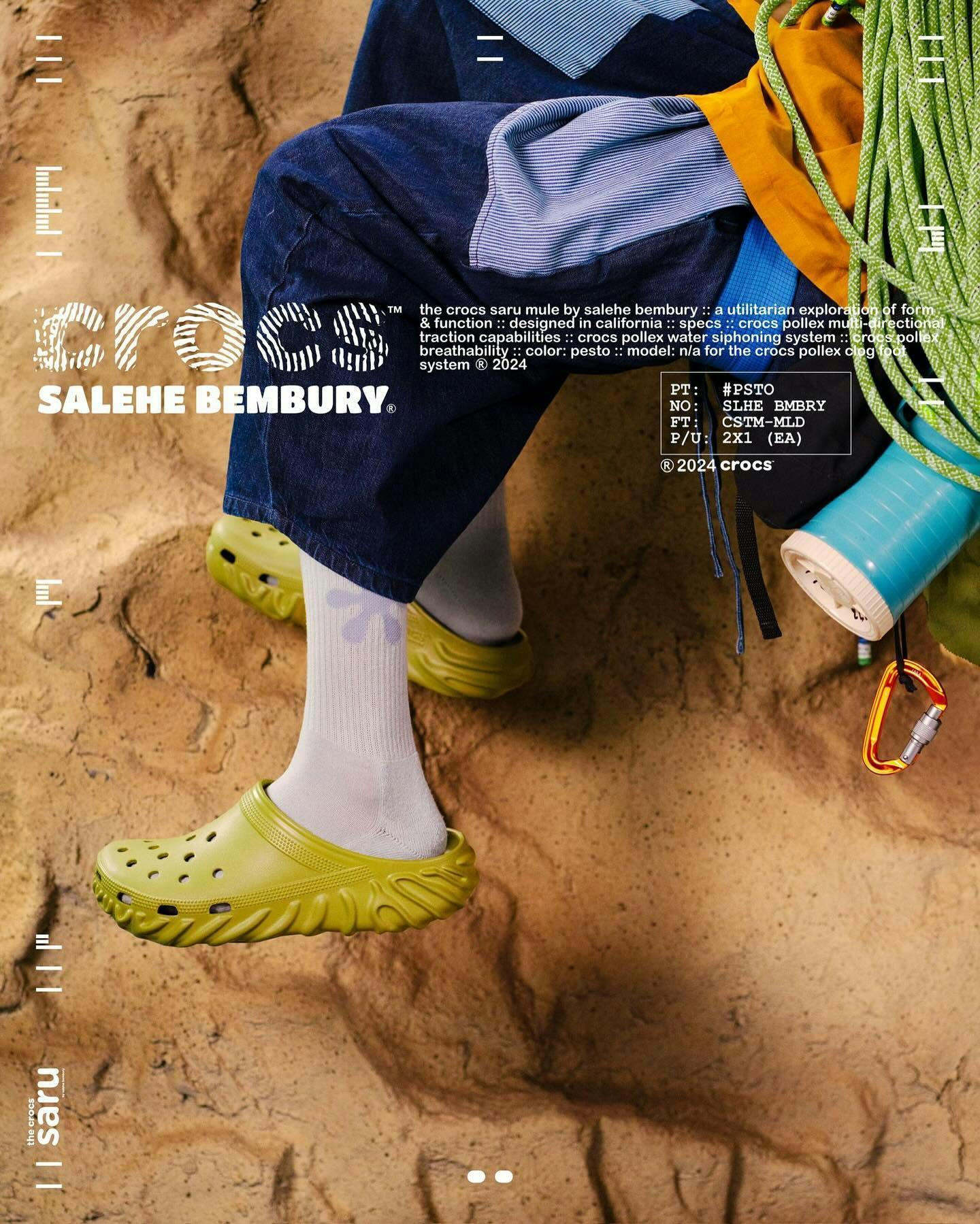 The Crocs Saru Mule Is Part Classic, Part Pollex (& Finally Dropping)