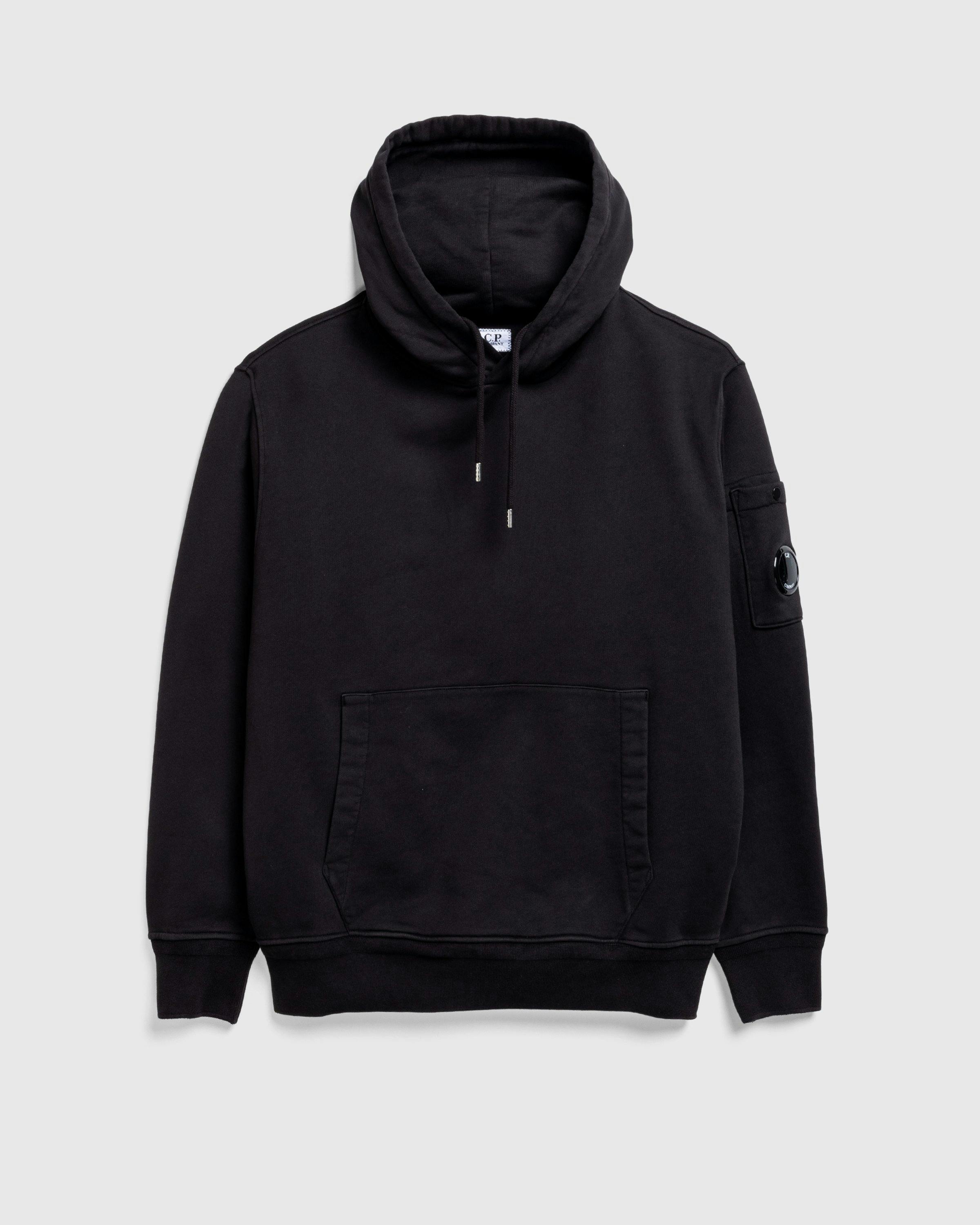 C.P. Company - SWEATSHIRTS - SWEAT HOODED BLACK - Clothing - Black - Image 1