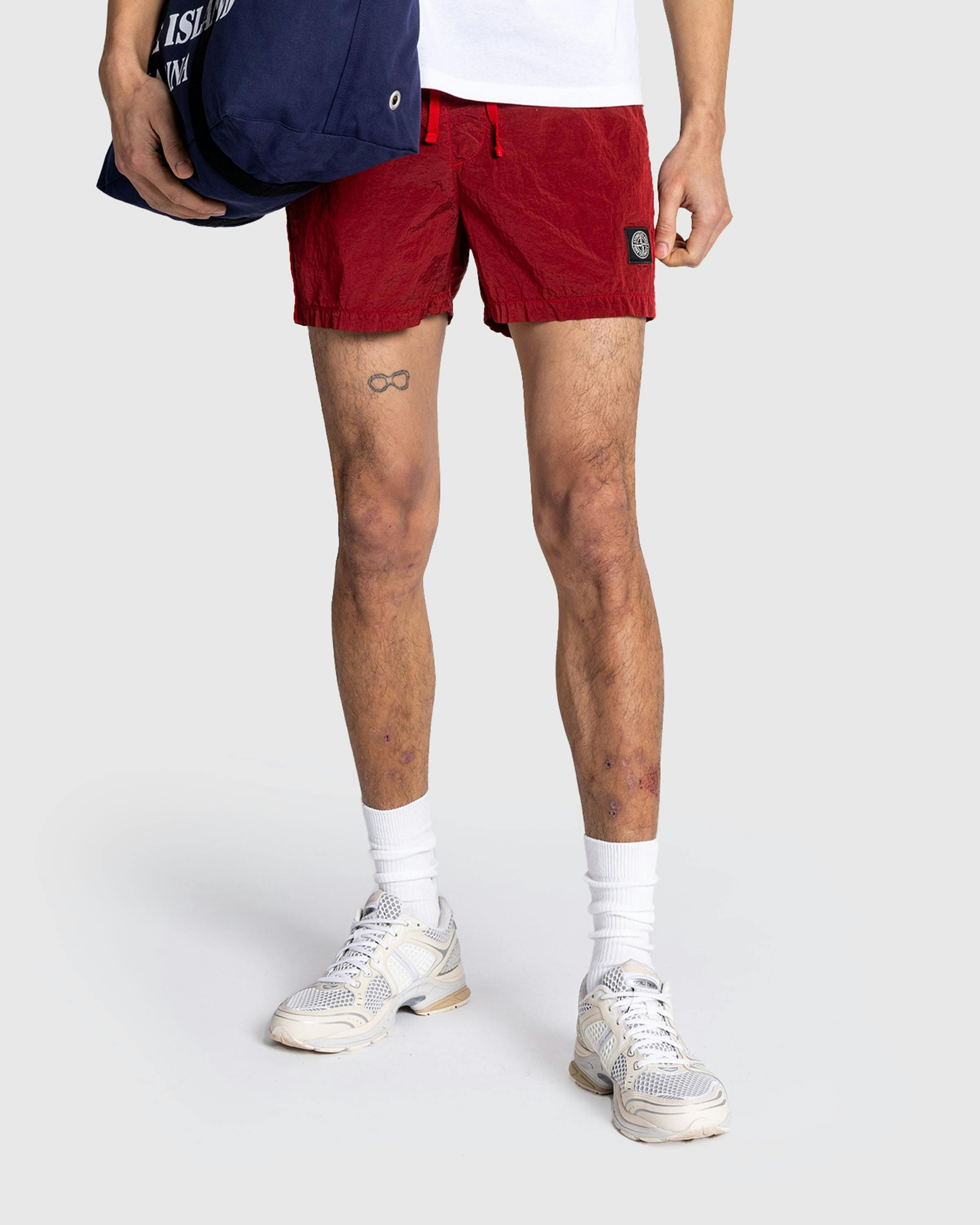 Stone Island - SHORTS RED - Clothing - Red - Image 2