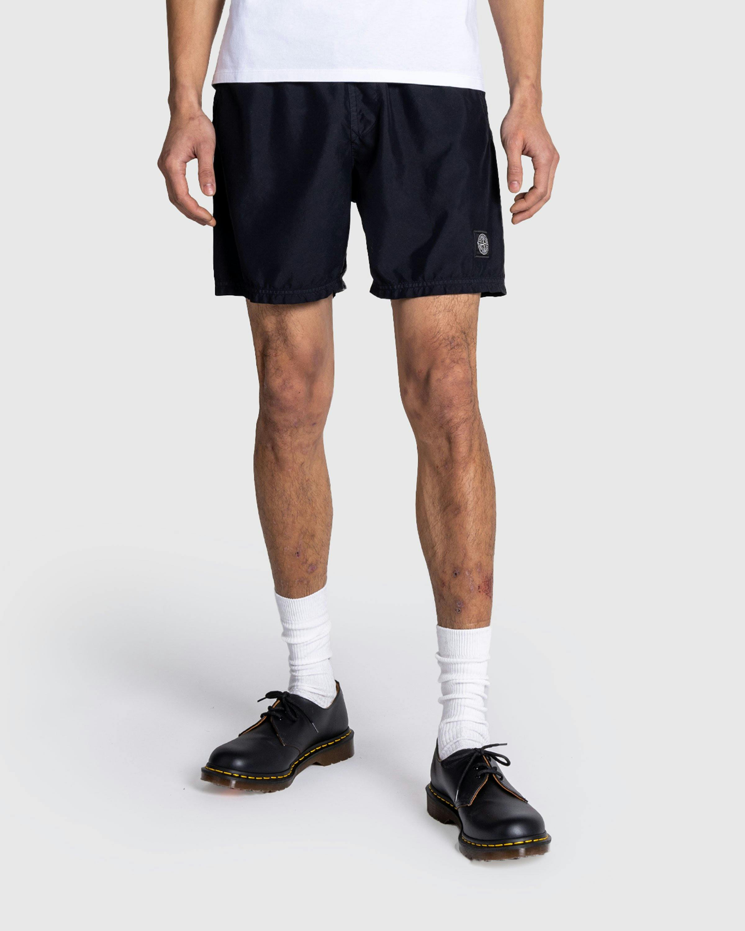 Stone Island - SHORTS BLACK - Clothing - Black - Image 2