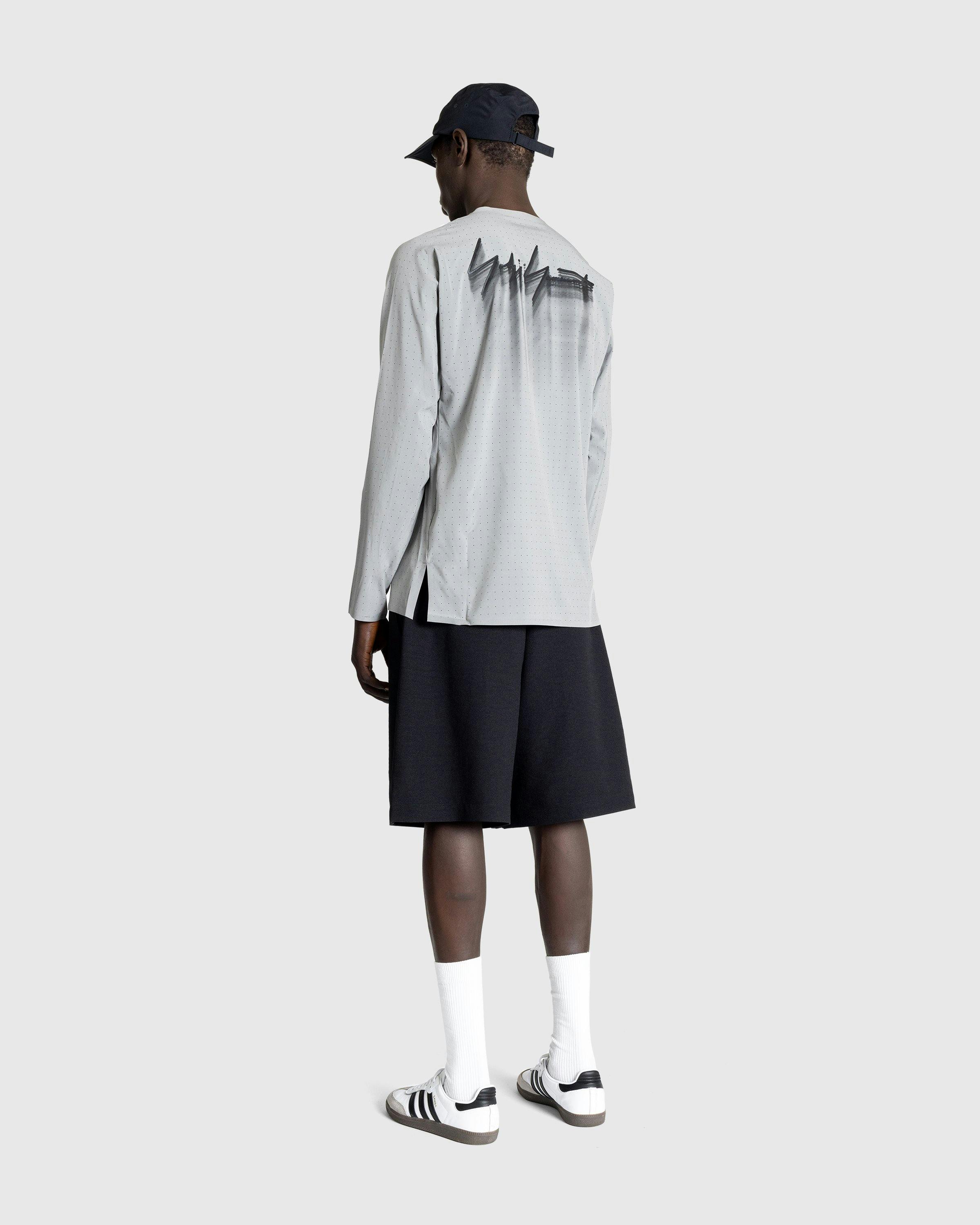 Y-3 - M Run Ls Tee Chsogr - Clothing - Grey - Image 4