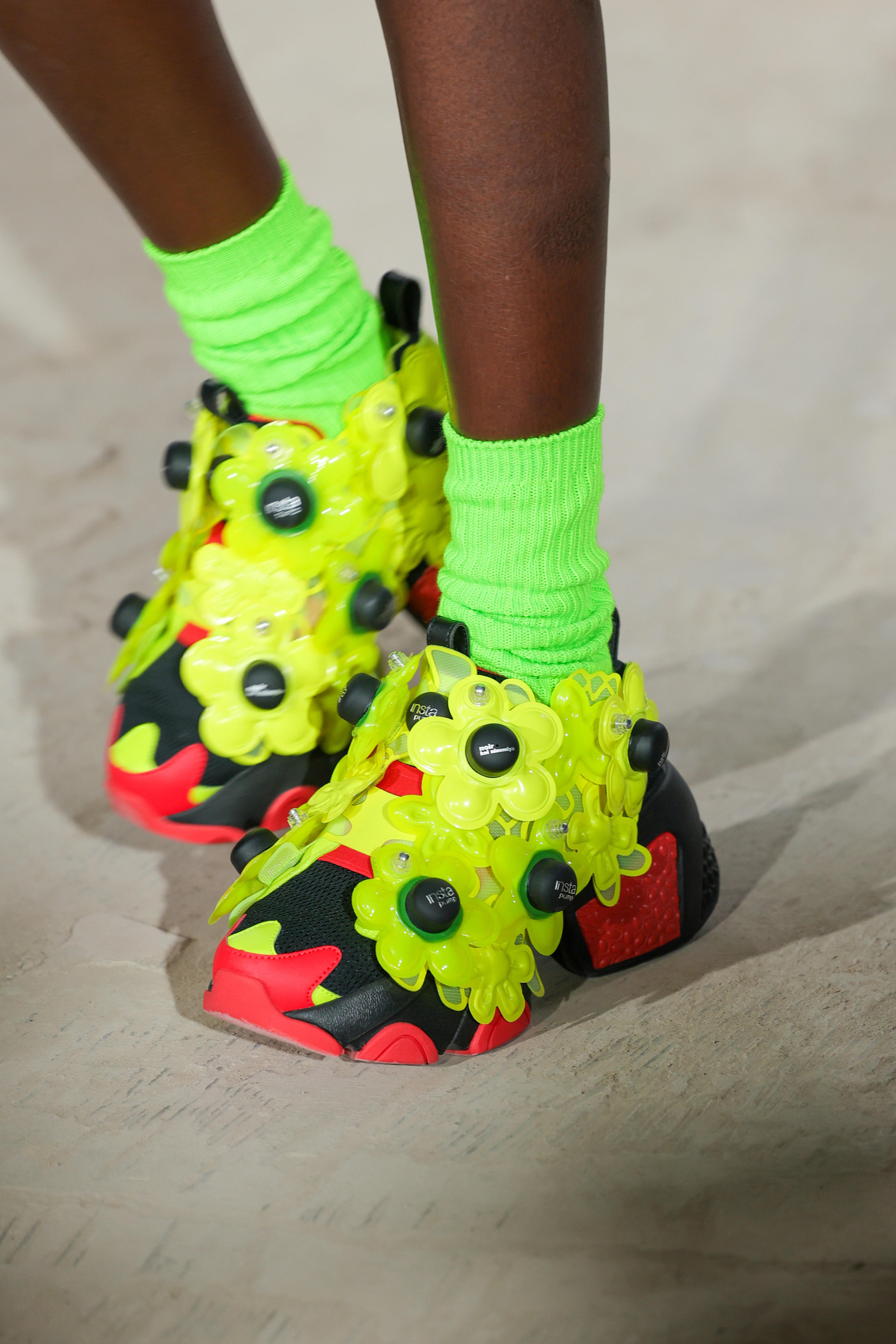 At noir kei ninomiya, Reeboks Shoes Were in Full Bloom for FW24