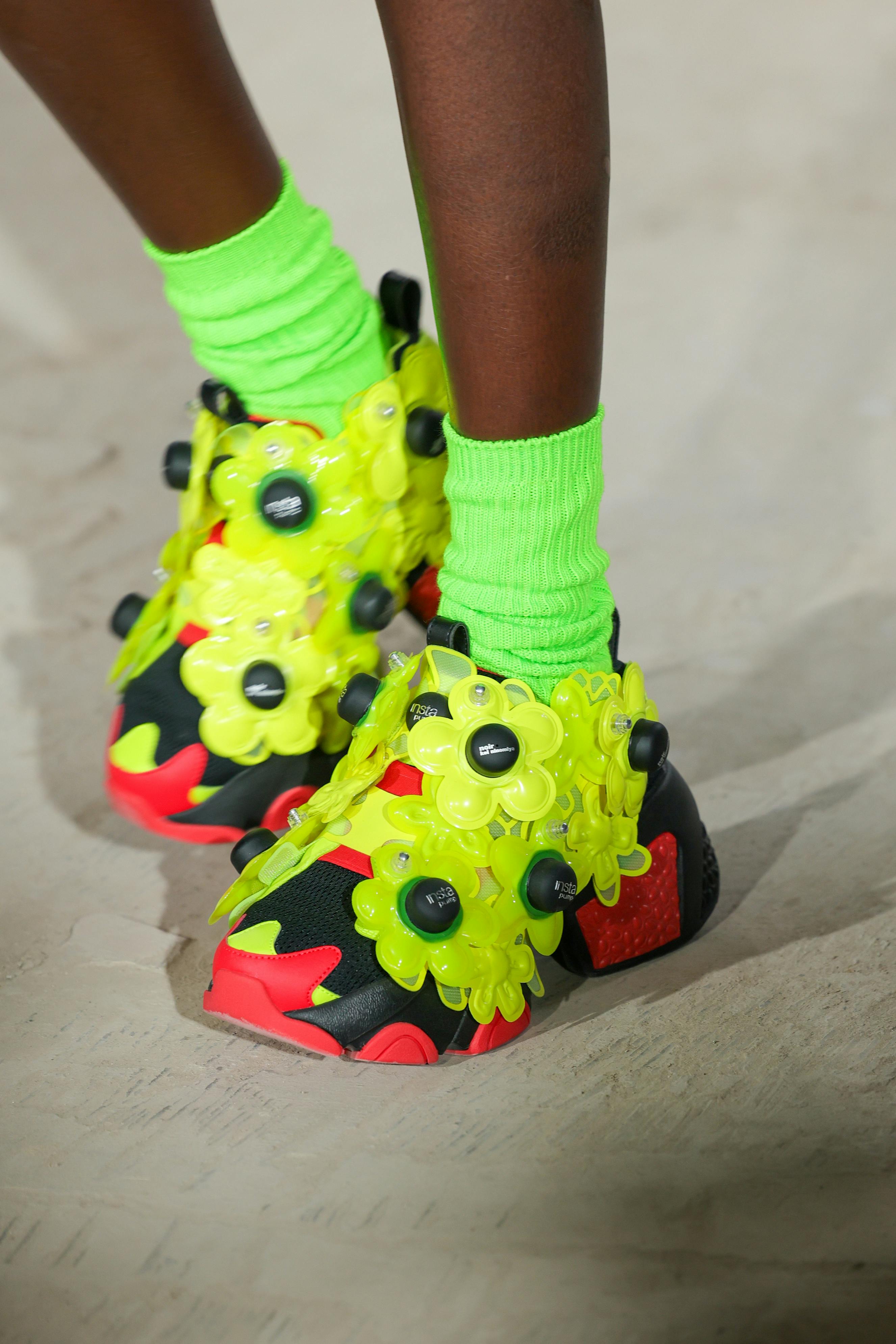 At noir kei ninomiya, Reeboks Shoes Were in Full Bloom for FW24