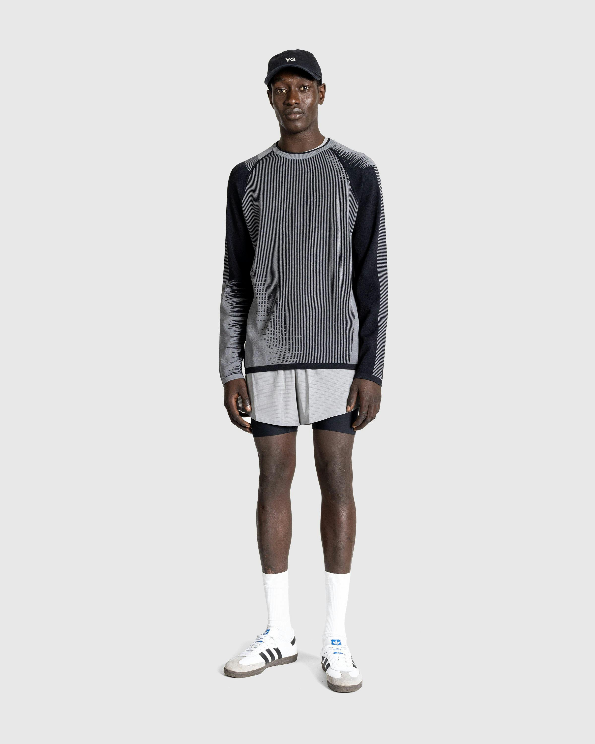 Y-3 - M Eng Knit Swea Black/Visgre - Clothing - Black - Image 3