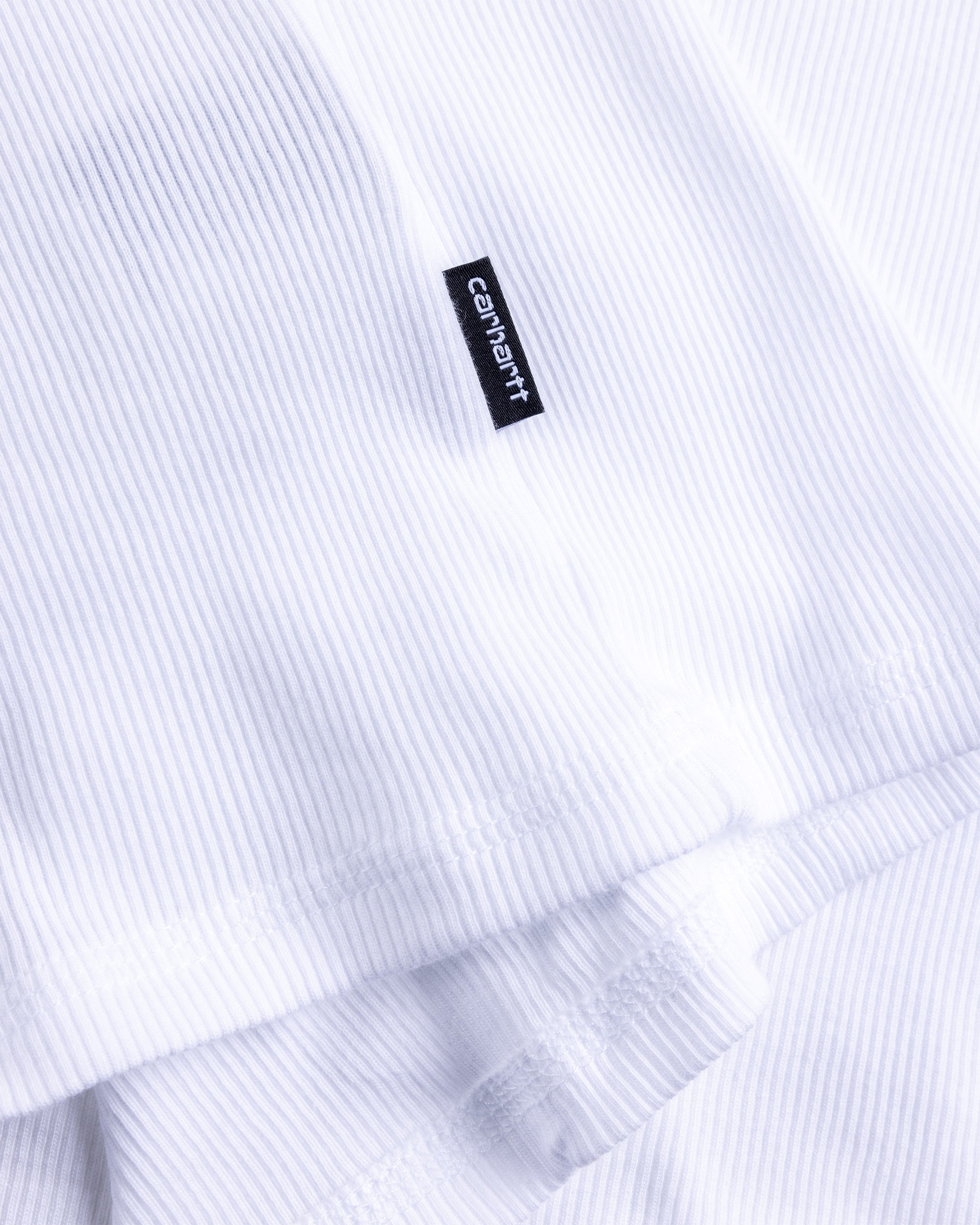 Carhartt WIP - AShirt White + White - Clothing - White - Image 7