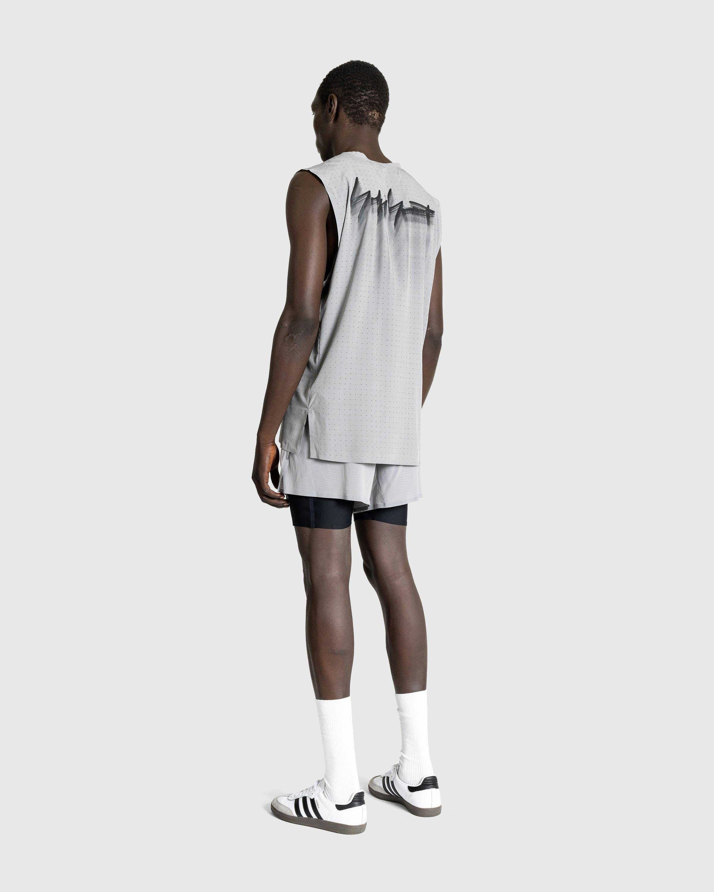 Y-3 - M Run Tights Sh Chsogr/Black - Clothing - Grey - Image 4