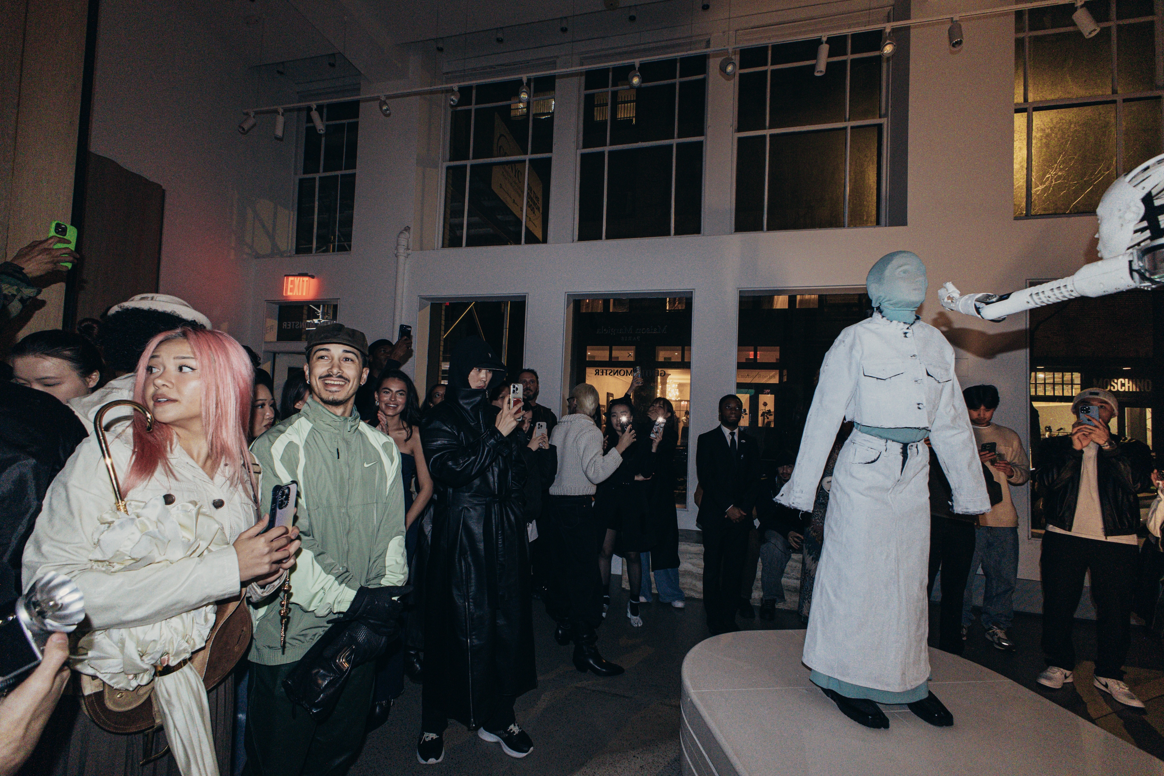 Gentle Monster x Maison Margiela launch event in NYC at wooster street location with fashion's biggest names