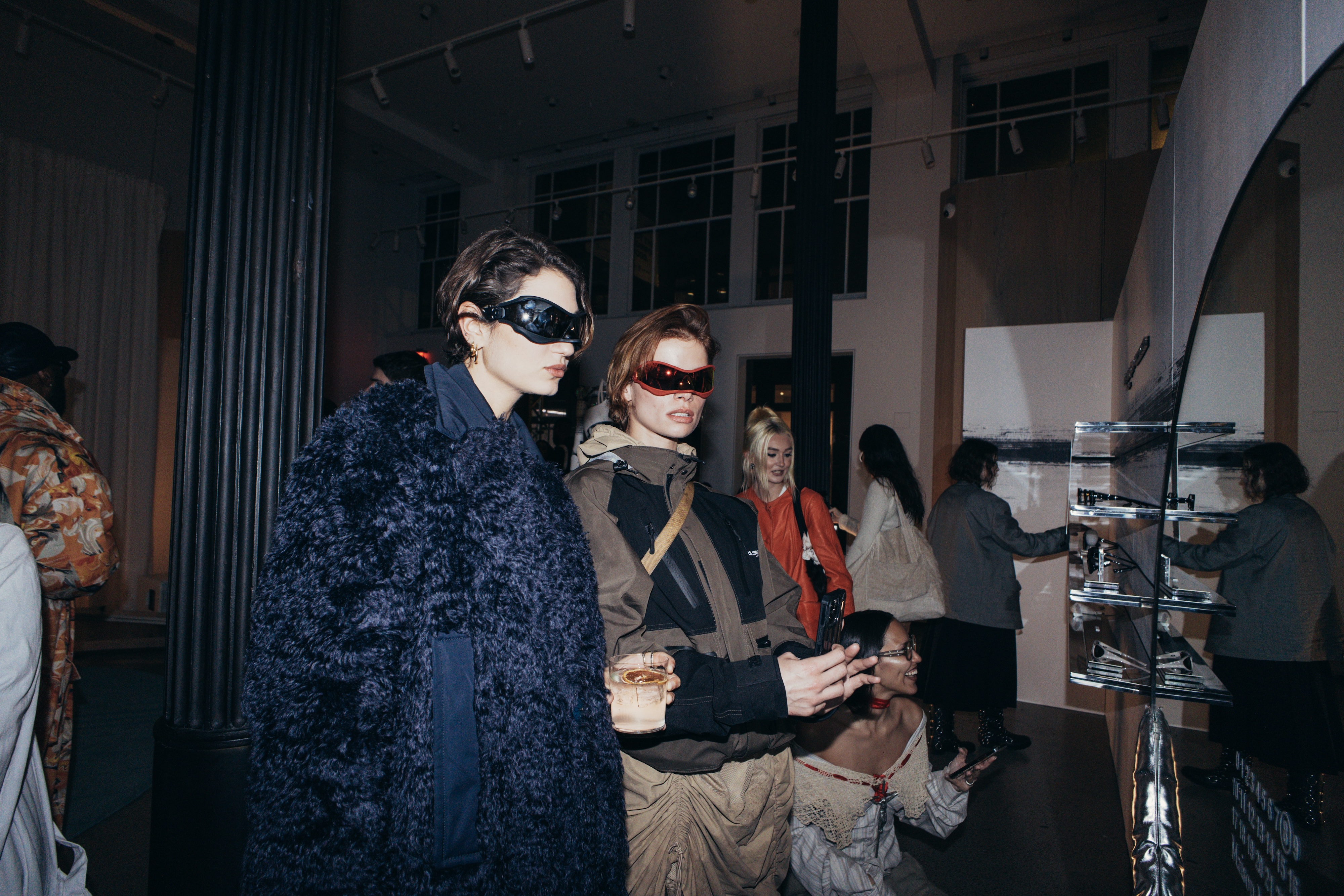 Gentle Monster x Maison Margiela launch event in NYC at wooster street location with fashion's biggest names