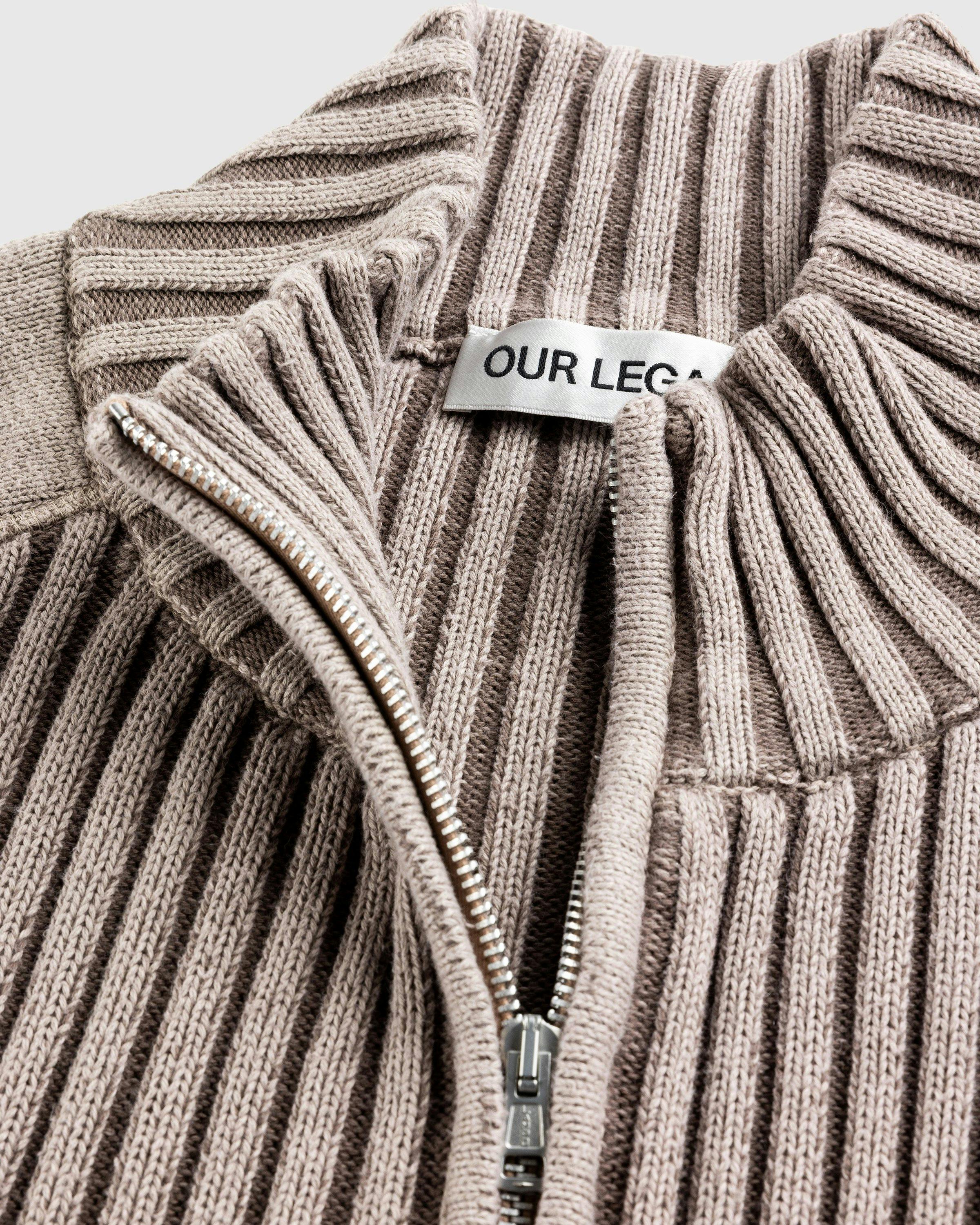 Our Legacy - Classic Zip Cardigan Pink Cast Cotton Cash - Clothing - Pink - Image 6