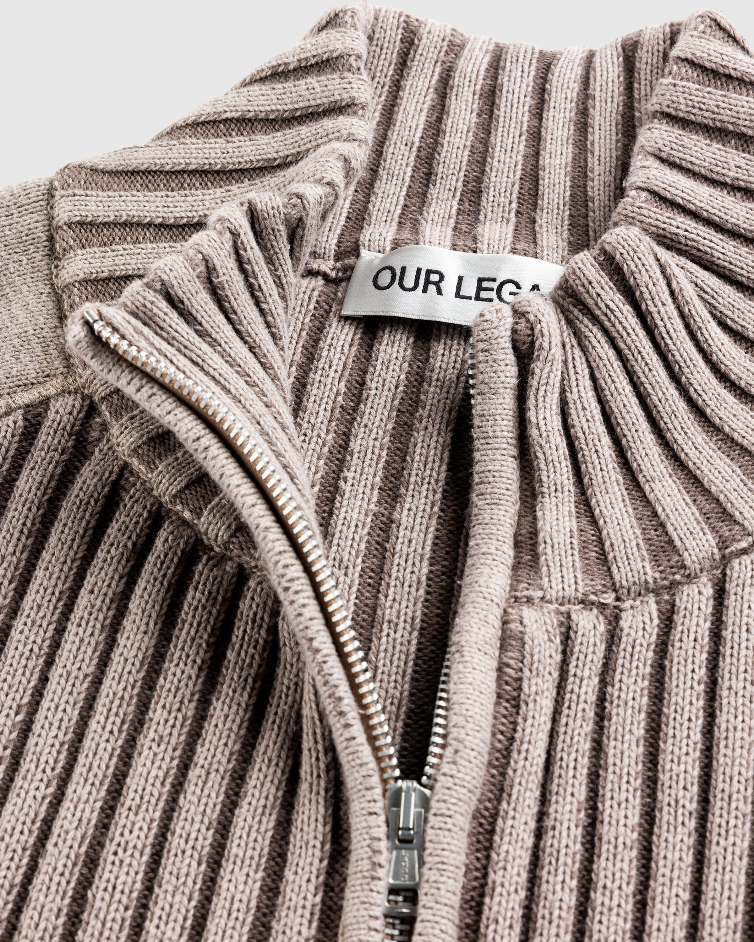 Our Legacy - Classic Zip Cardigan Pink Cast Cotton Cash - Clothing - Pink - Image 6