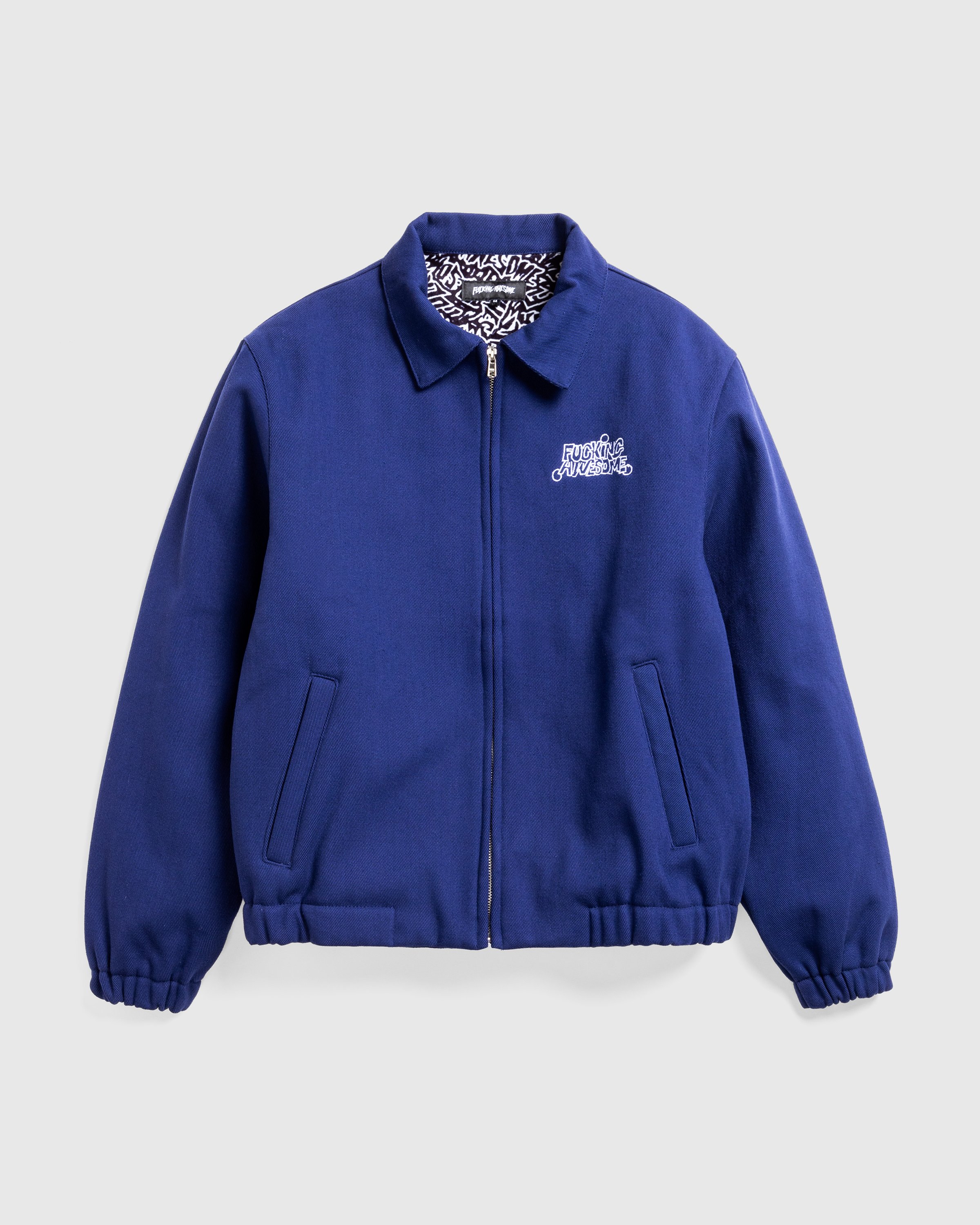Fucking Awesome - Harrington Jacket Navy - Clothing - Blue - Image 1