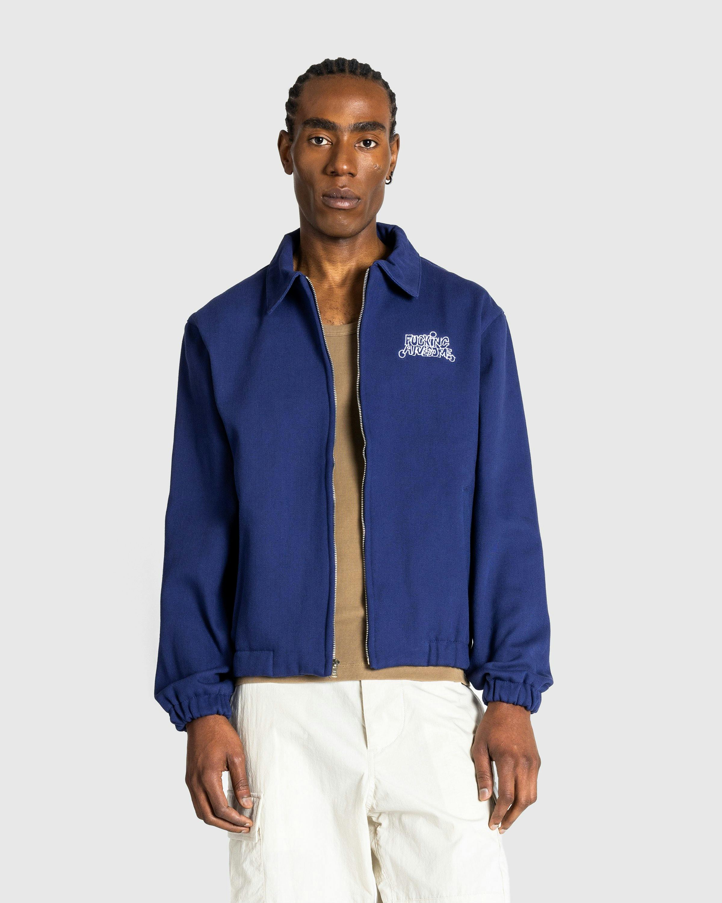 Fucking Awesome - Harrington Jacket Navy - Clothing - Blue - Image 2