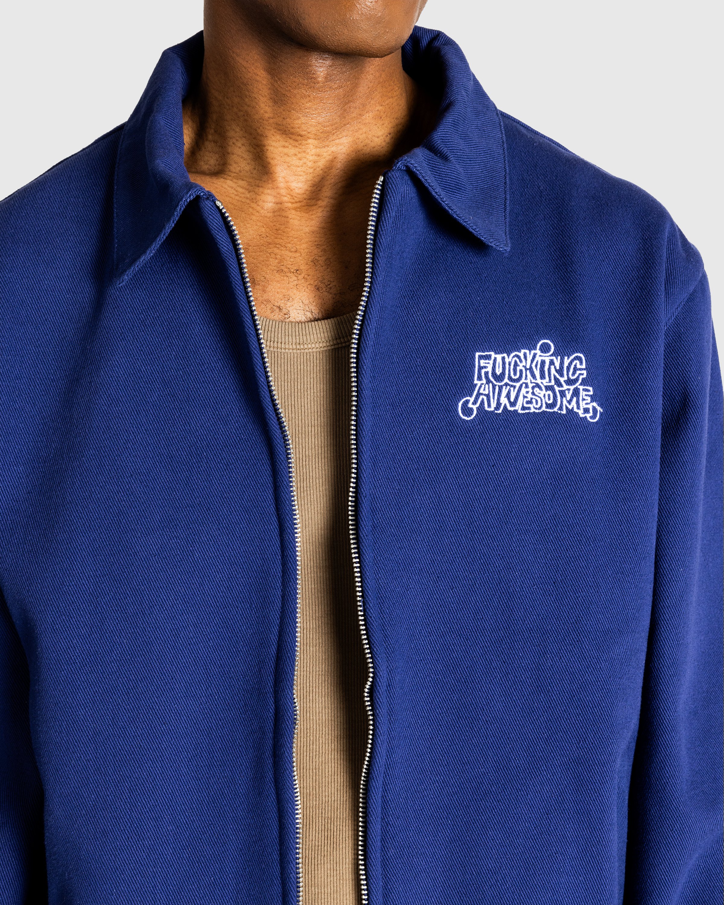 Fucking Awesome - Harrington Jacket Navy - Clothing - Blue - Image 5
