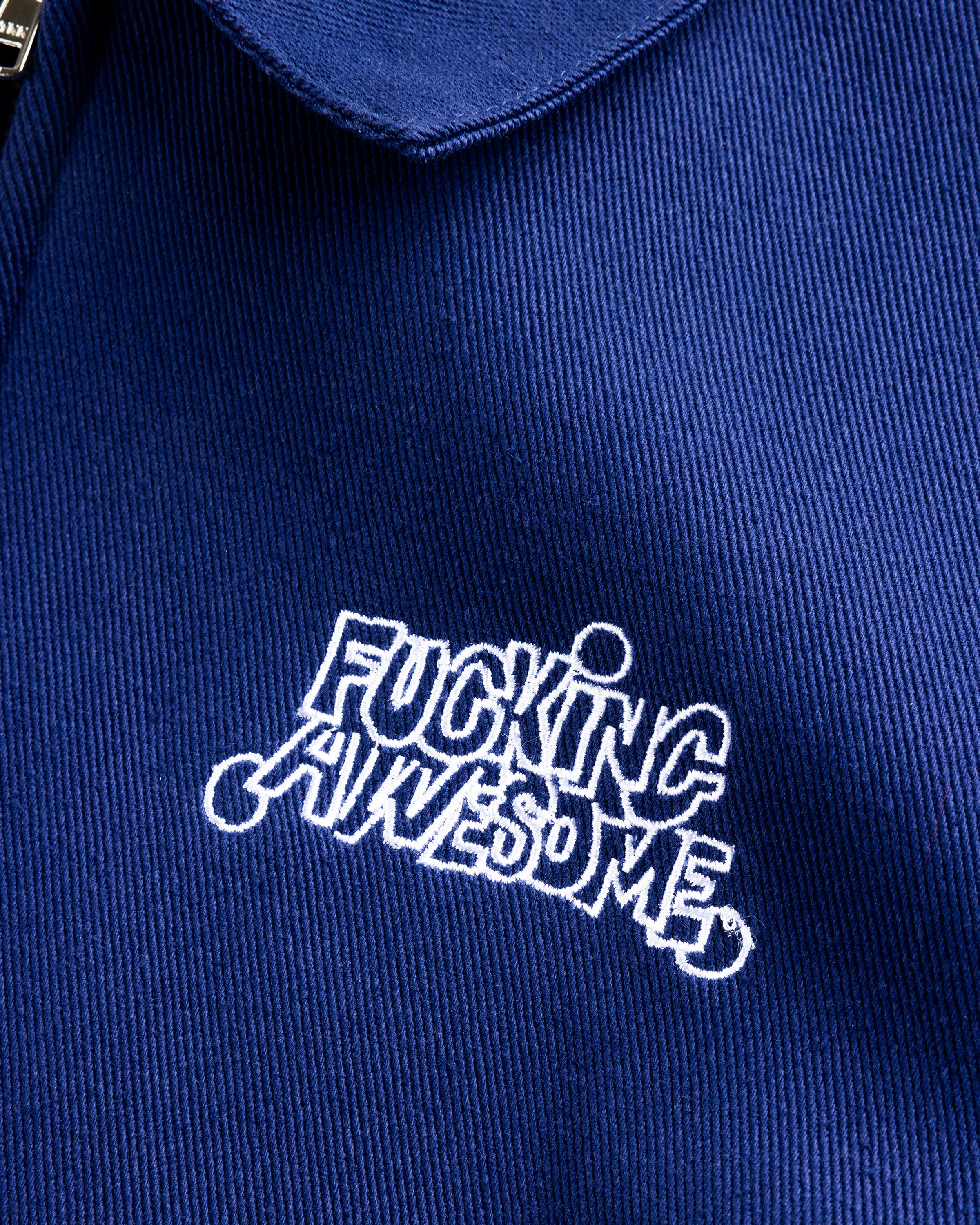 Fucking Awesome - Harrington Jacket Navy - Clothing - Blue - Image 7