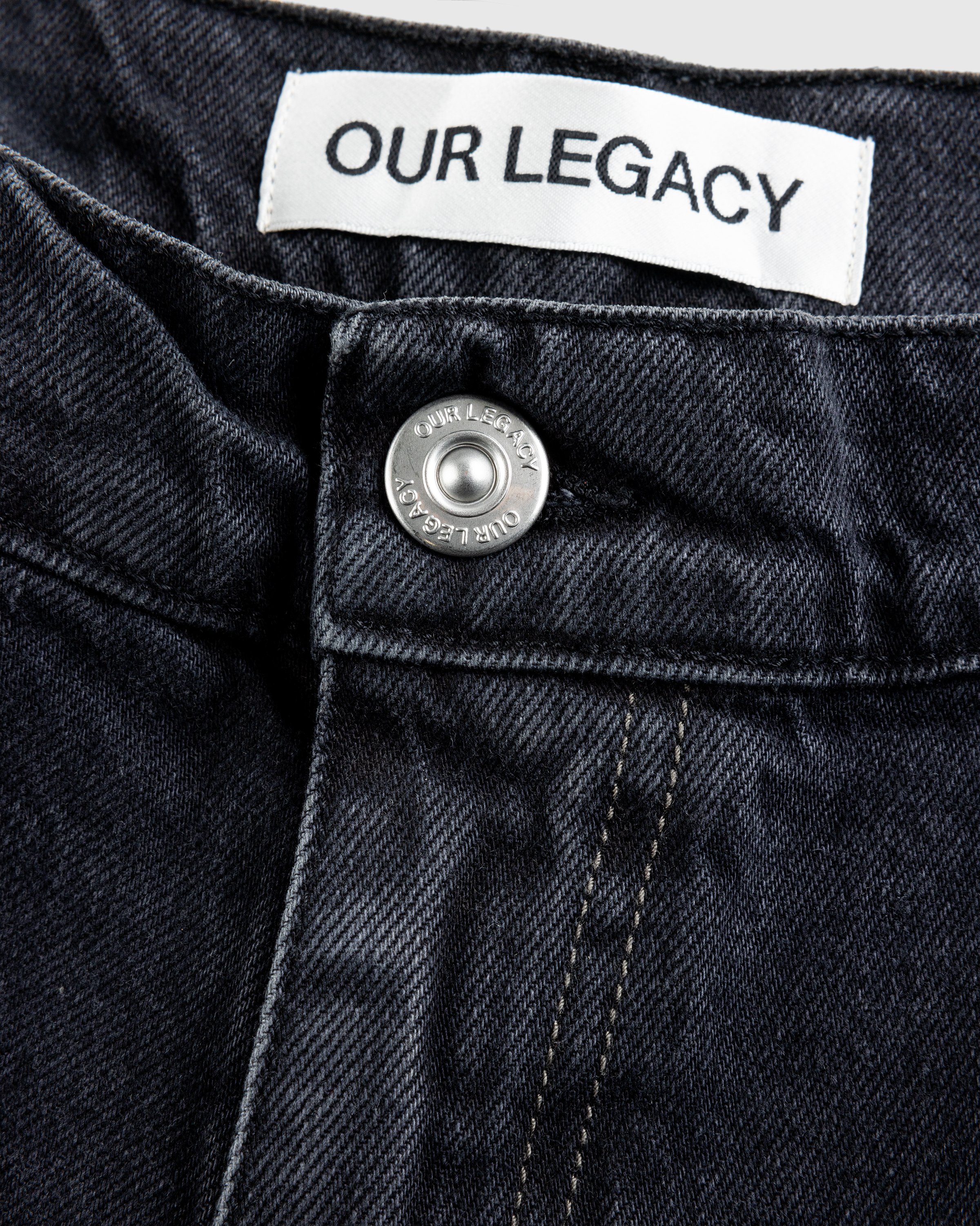 Our Legacy - Vast Cut Washed Black Denim - Clothing - Black - Image 6