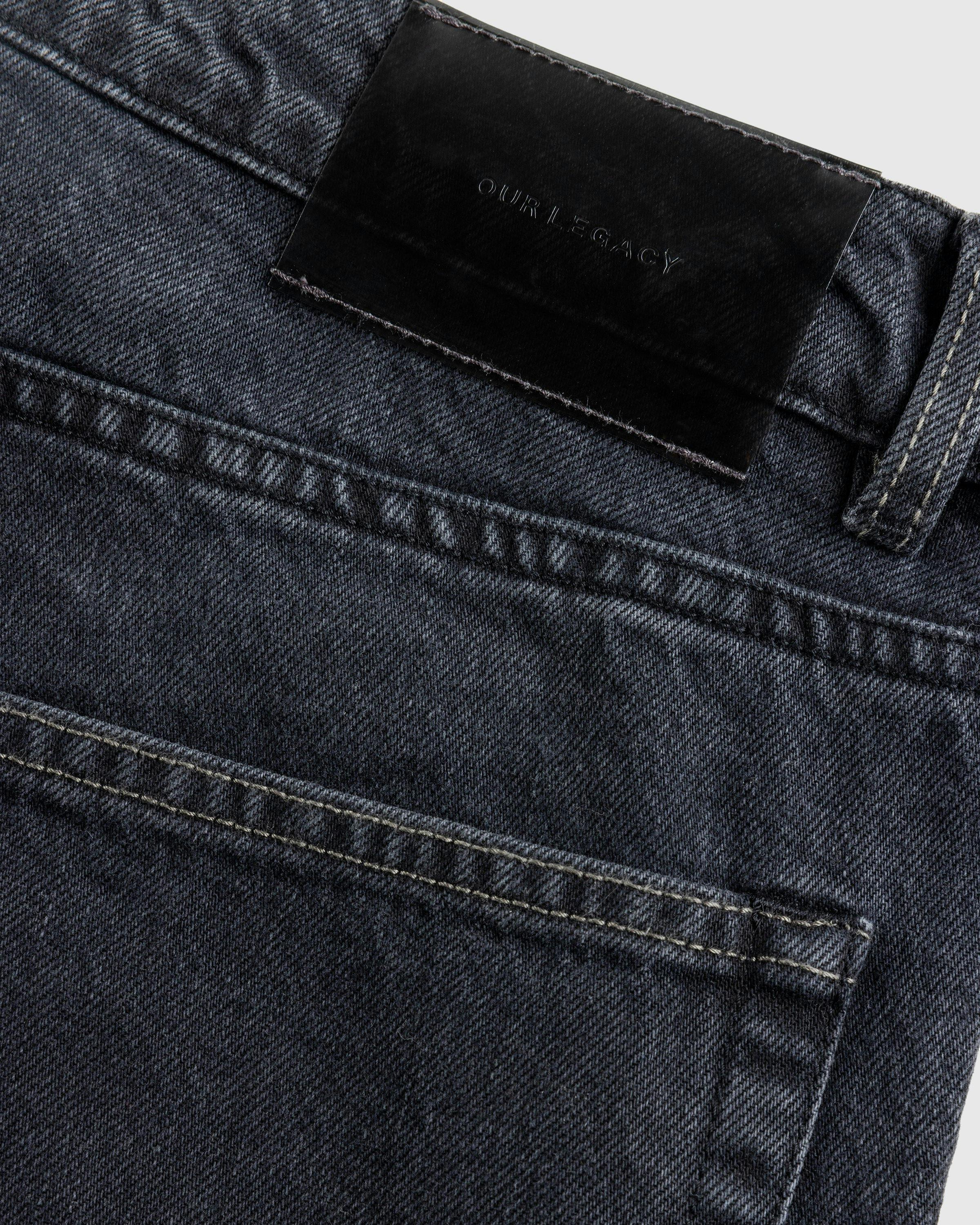 Our Legacy - Vast Cut Washed Black Denim - Clothing - Black - Image 7