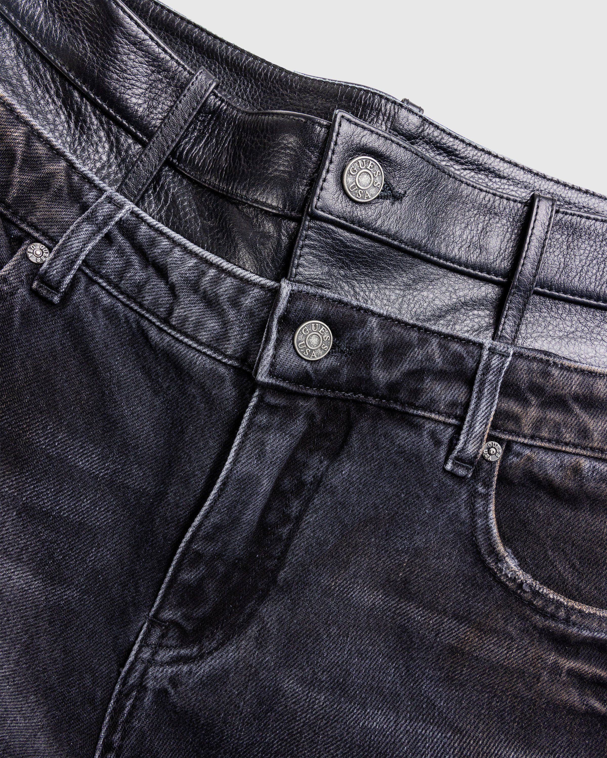 Guess USA - Gusa Contrast Flare Pant Gusa Aged Black Wash - Clothing - Black - Image 6