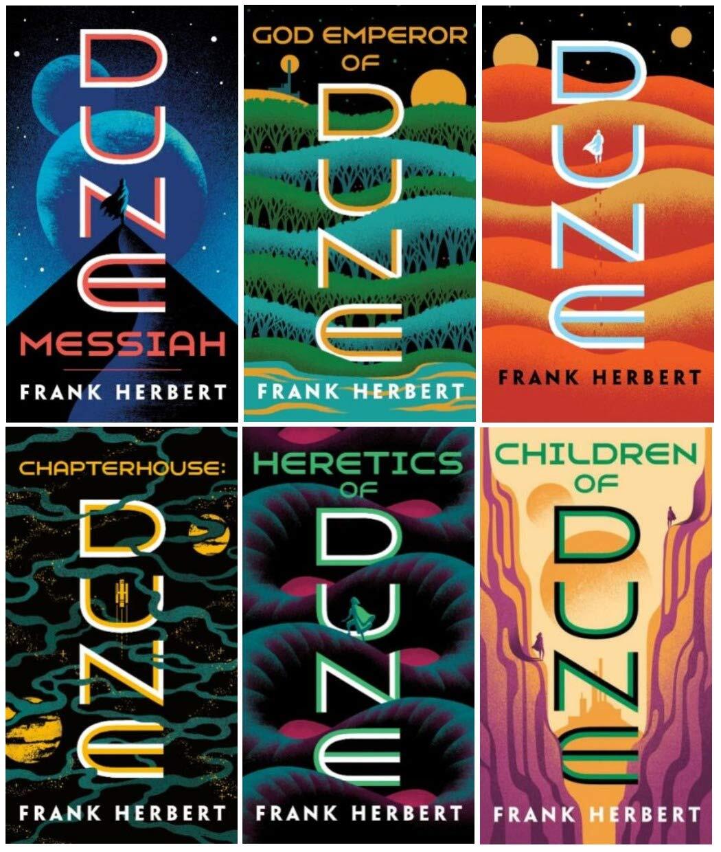 Dune series book covers