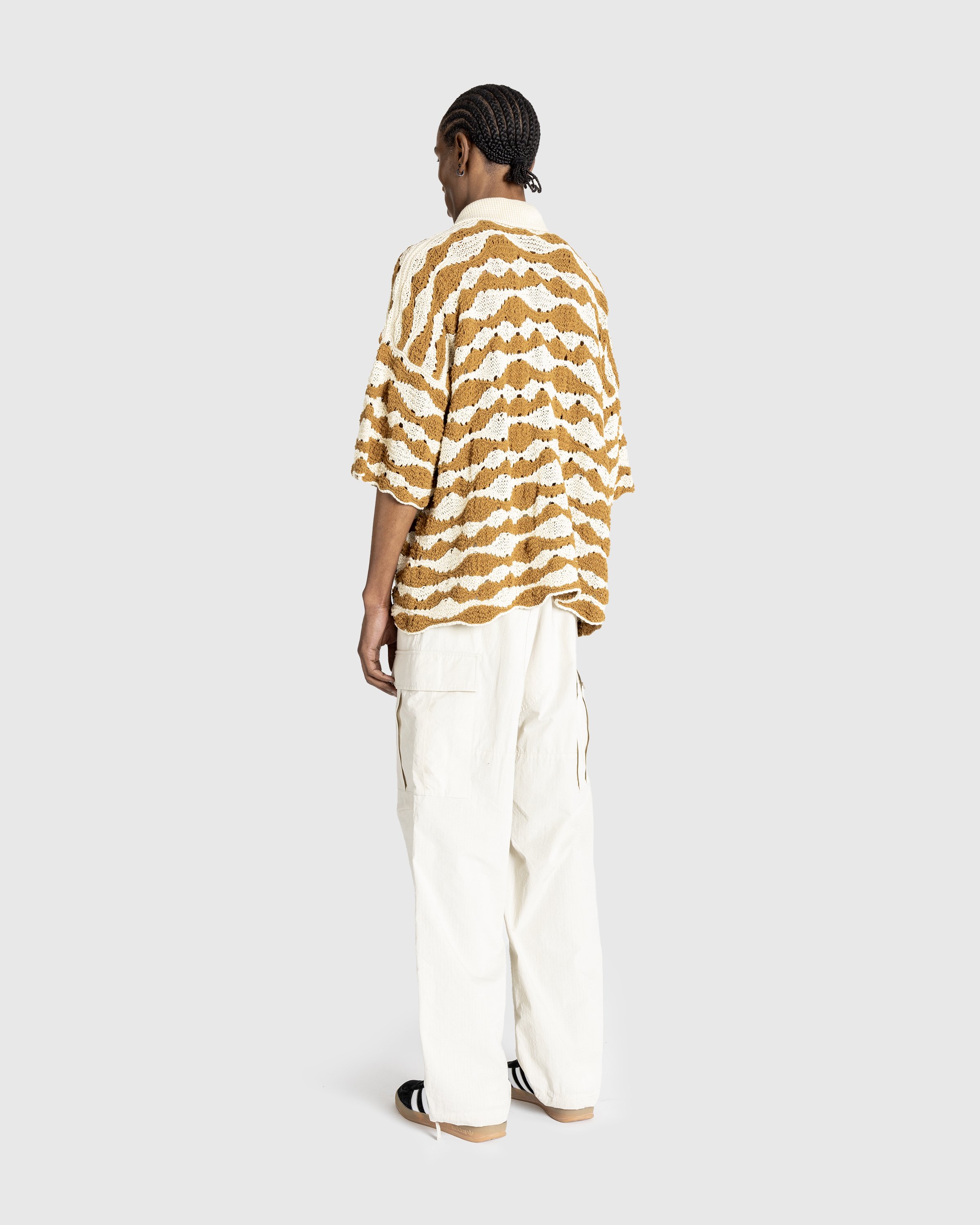 Bonsai - Knit Shirt Raffia, Brown - Clothing - Brown - Image 4