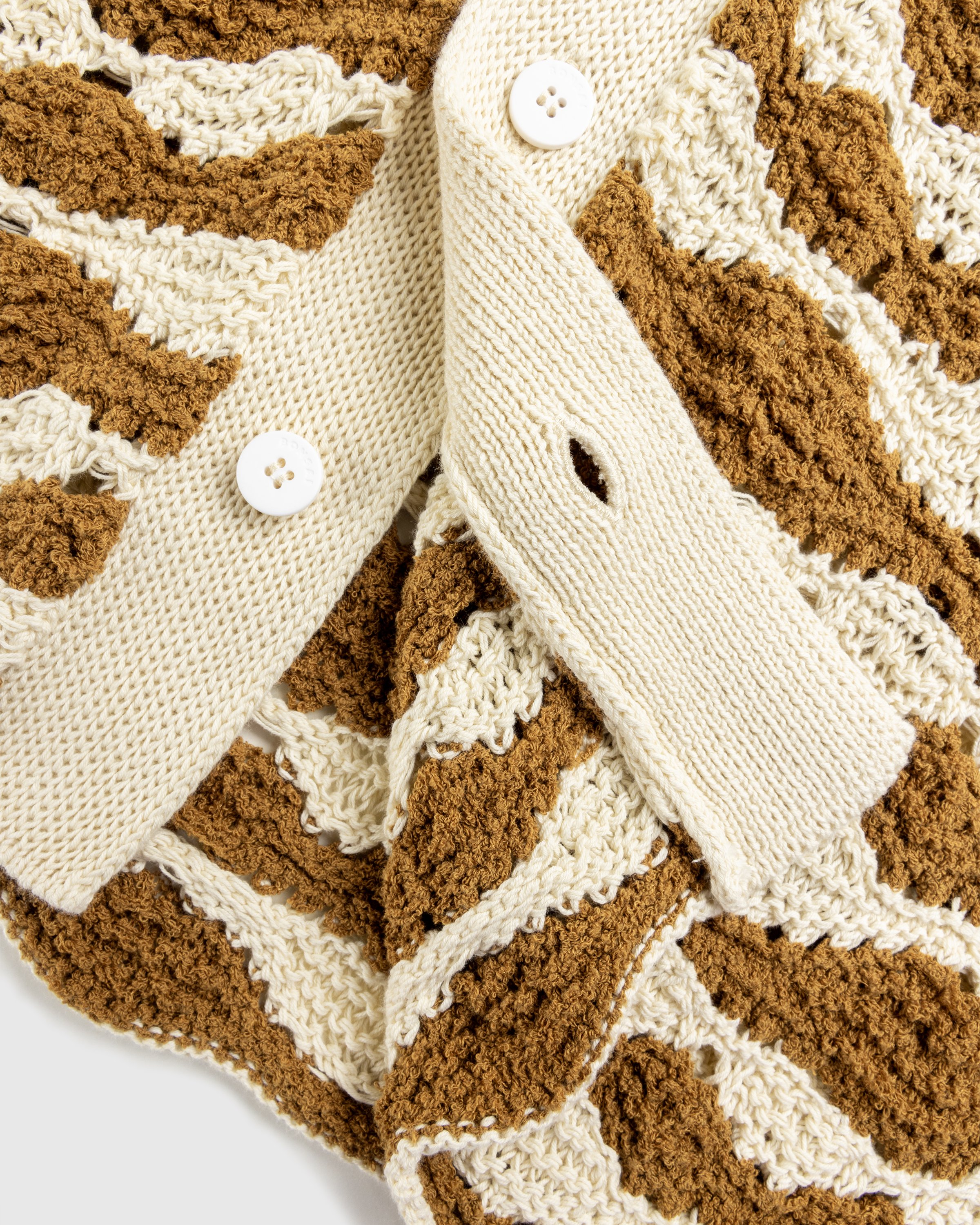 Bonsai - Knit Shirt Raffia, Brown - Clothing - Brown - Image 7