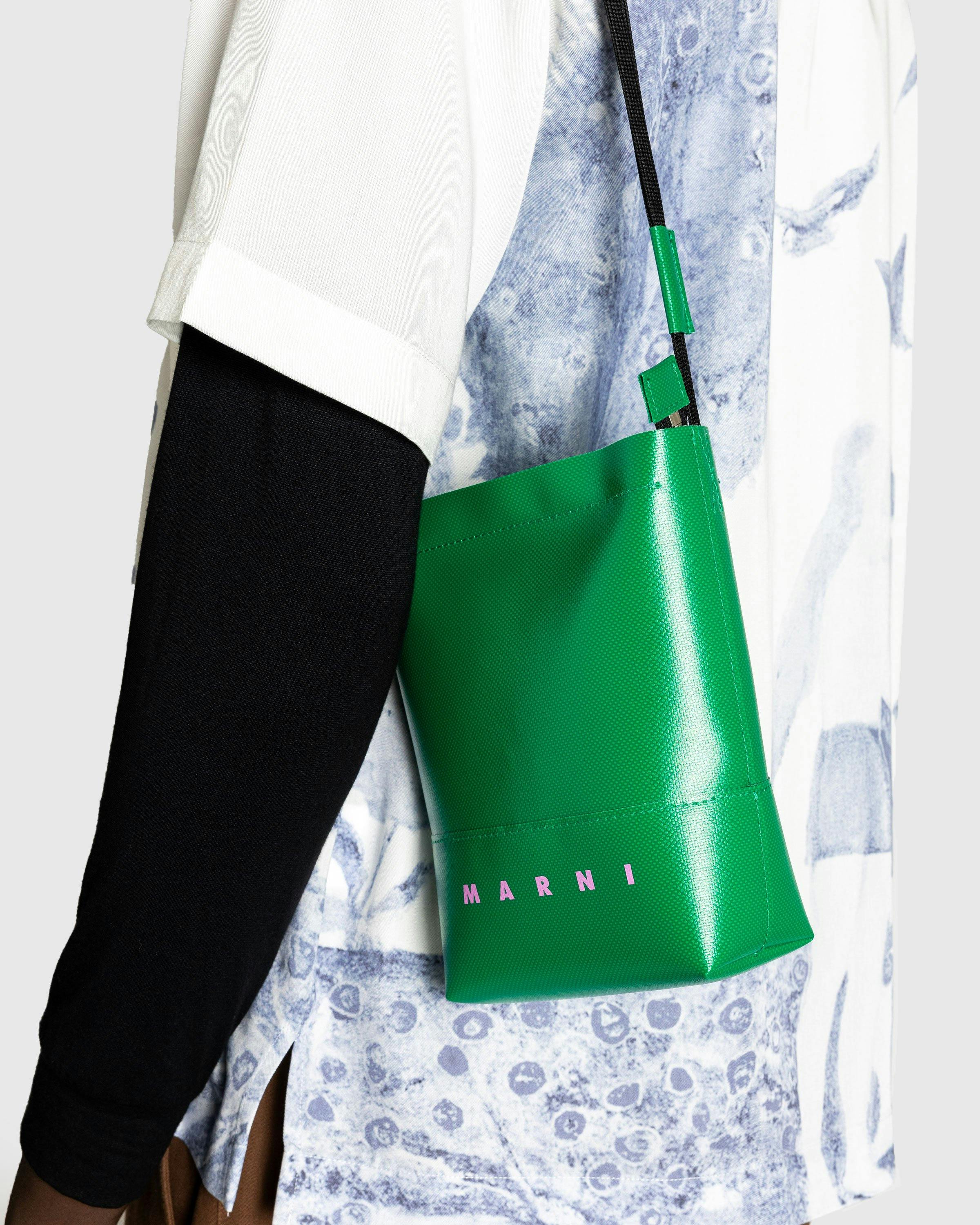 Marni - SHOPPING BAG SEA GREEN - Accessories - Green - Image 3