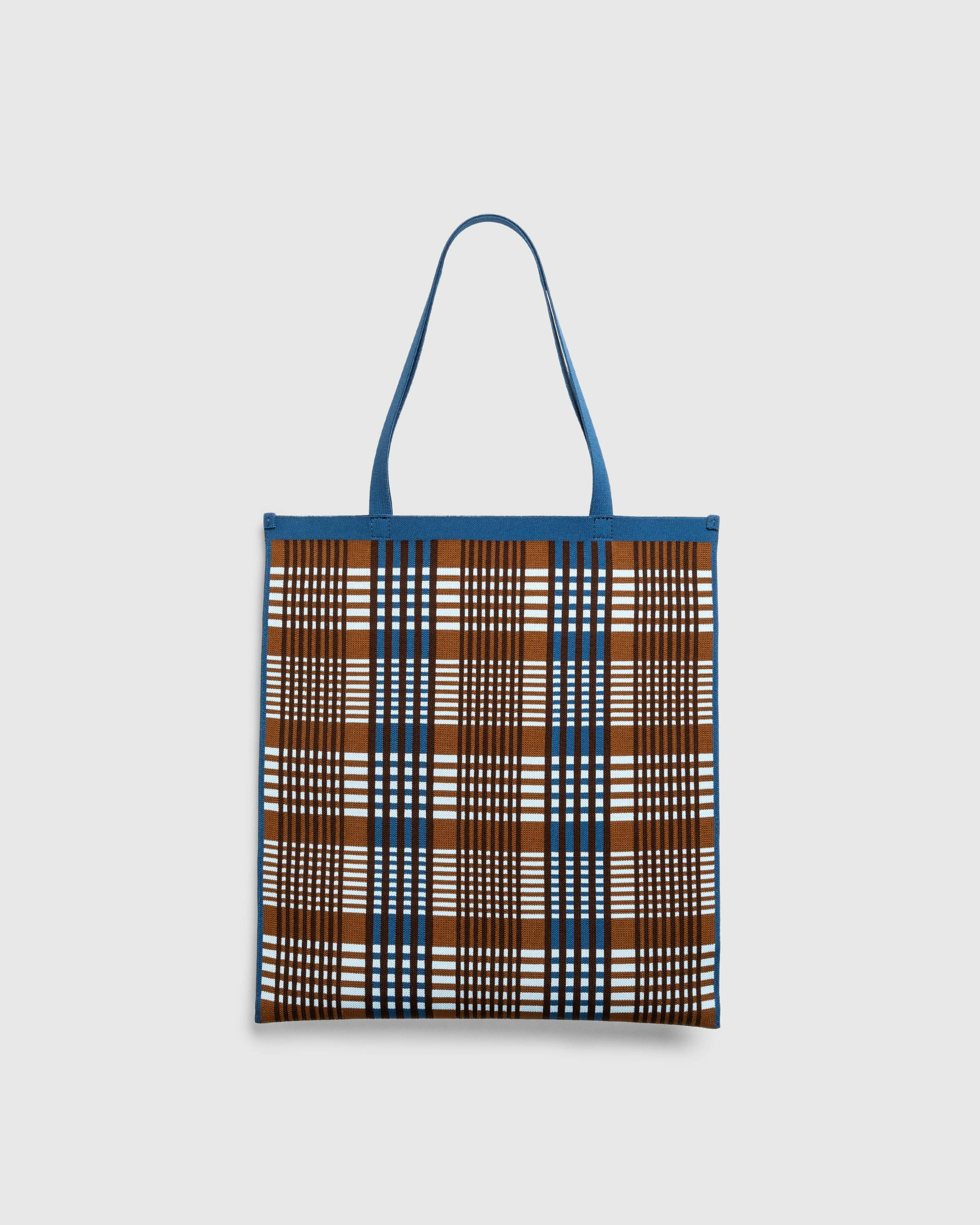 Marni - SHOPPING BAG LIGHT BLUE/RUST - Accessories - Multi - Image 2