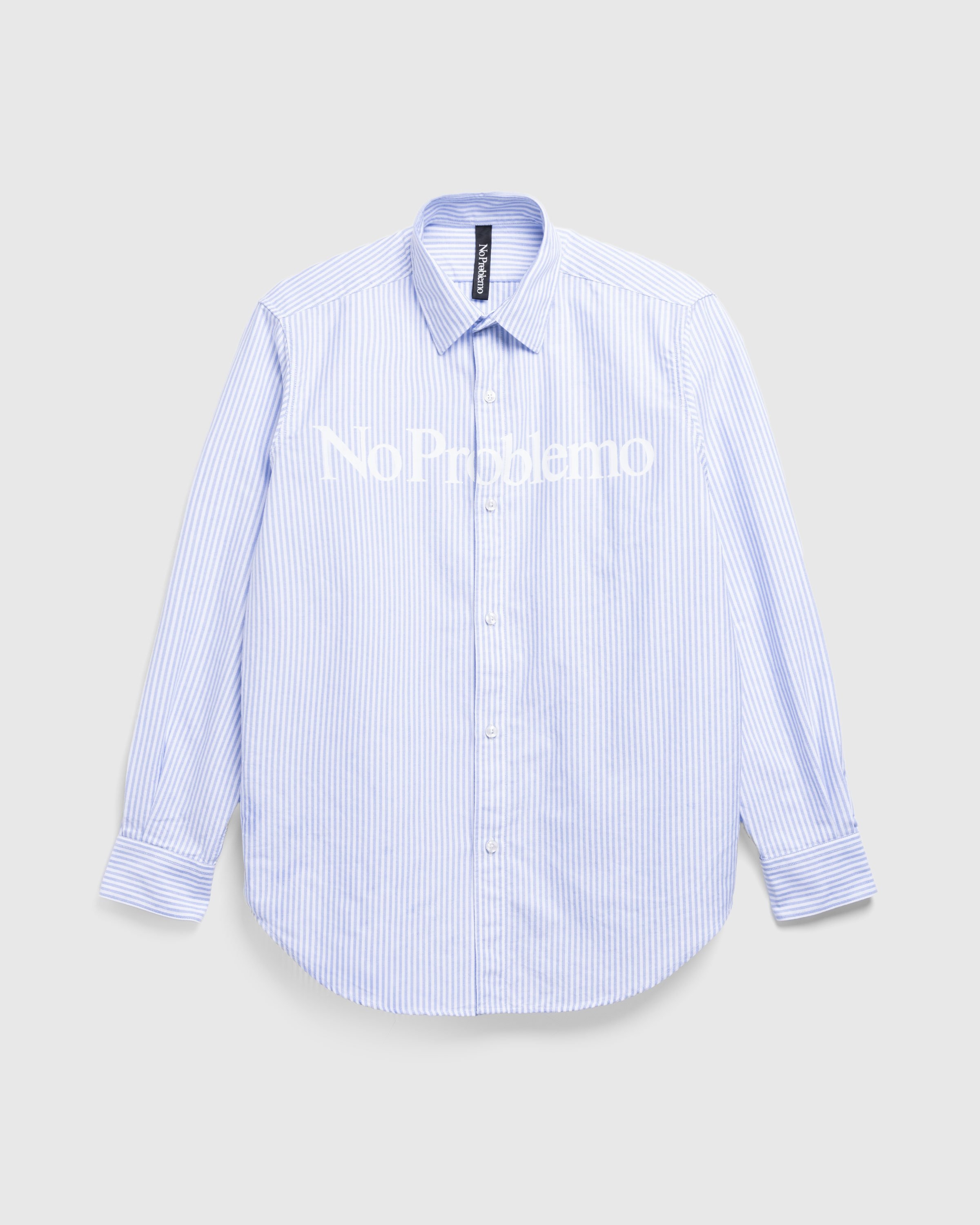 Aries - No Problemo Oxford Shirt Blue - Clothing - Blue - Image 1