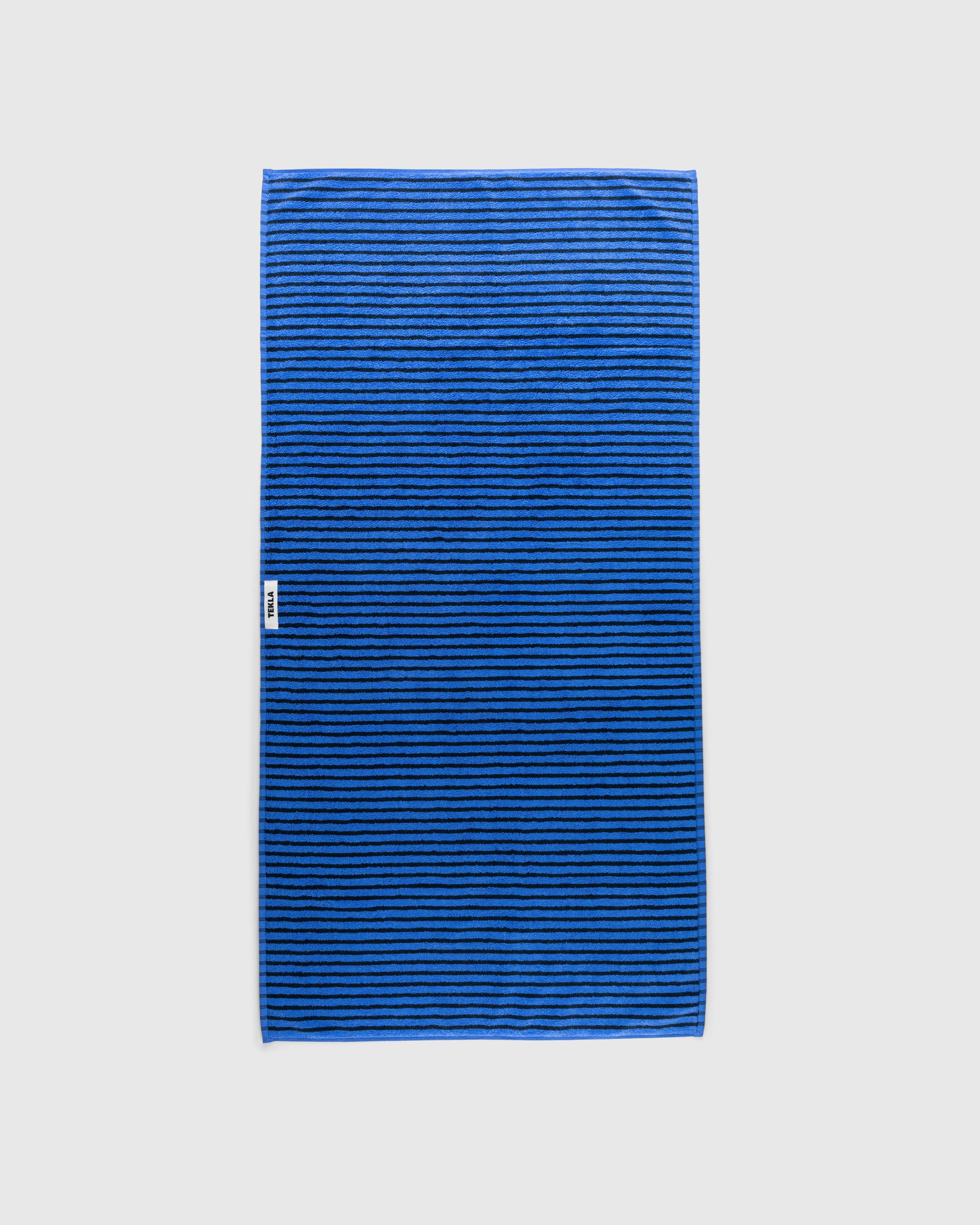 Tekla - Bath Towel Blue&Black - Lifestyle - Blue - Image 2