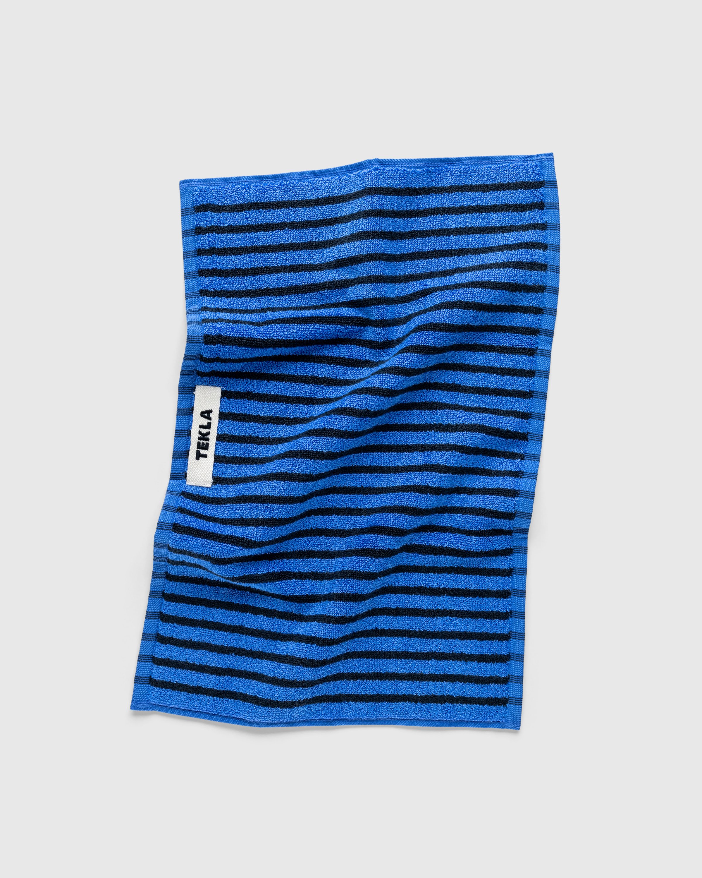 Tekla - Guest Towel Blue&Black - Lifestyle - Blue - Image 1